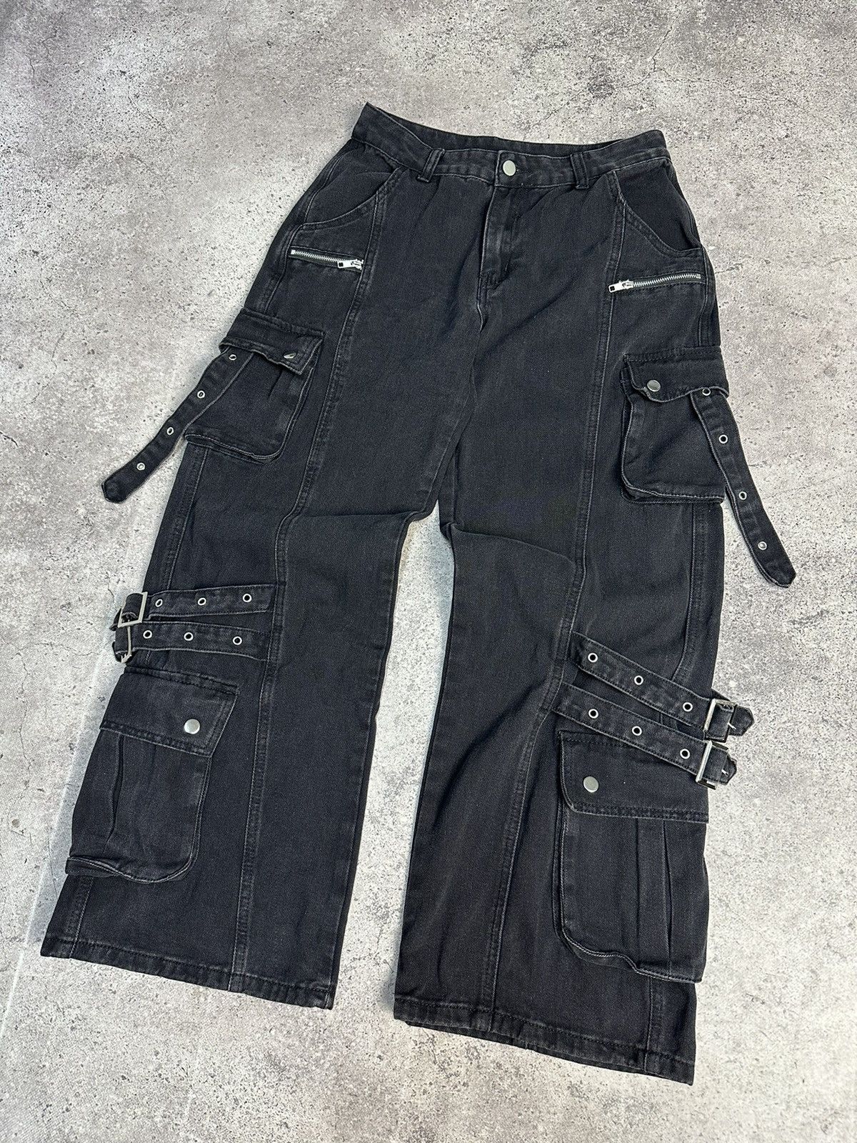 Japanese Brand × Vintage Vintage Junya Watanabe Punk Style Distressed Gothic Archival Size US 31 - 6 Thumbnail