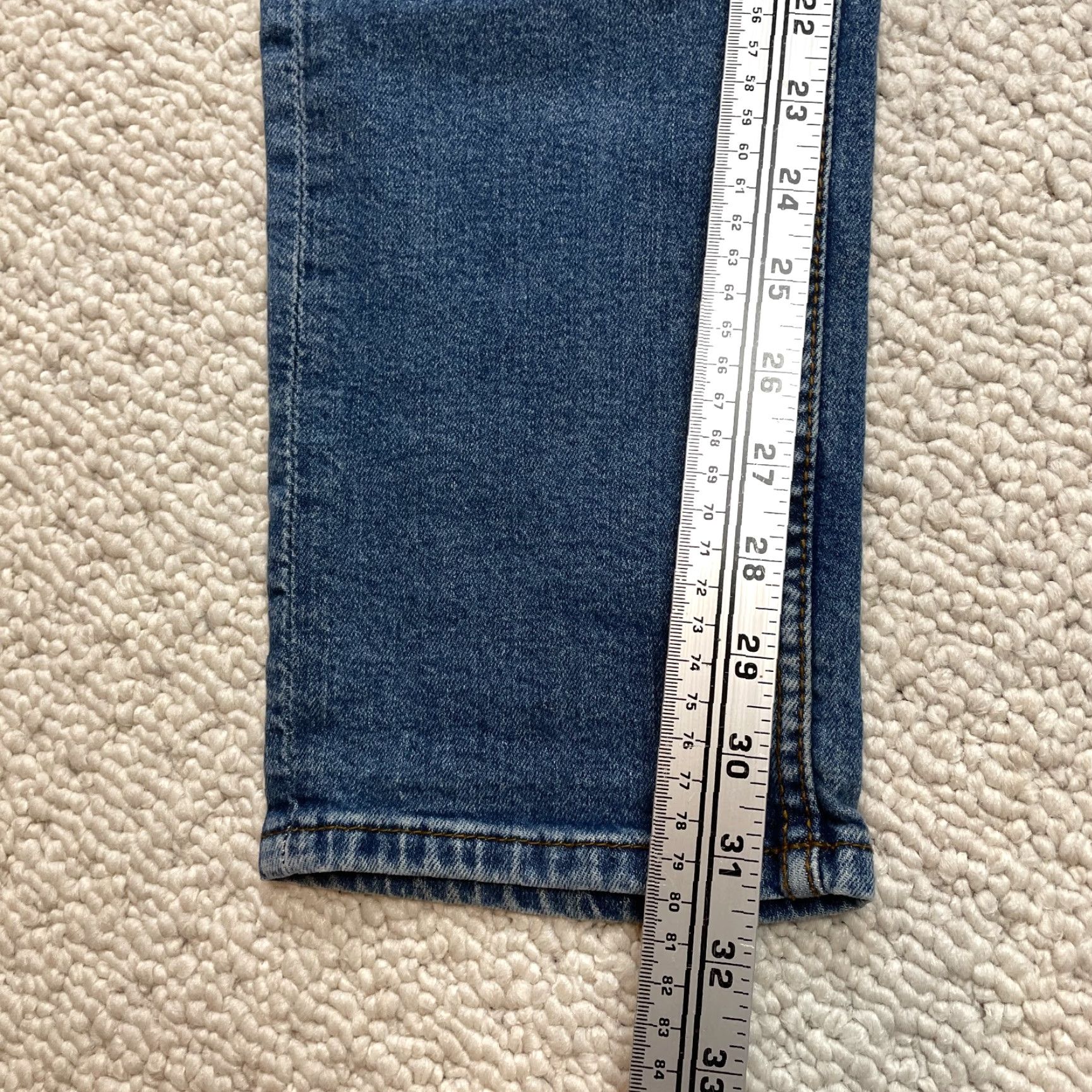 Vintage Pull&Bear Jeans Mens 34x31 Slim Straight Leg Dark Blue Denim Casual Slimming 5-Pocket 34 Inseam Regular Waist Mens Jeans Size US 34 / EU 50 - 3 Thumbnail