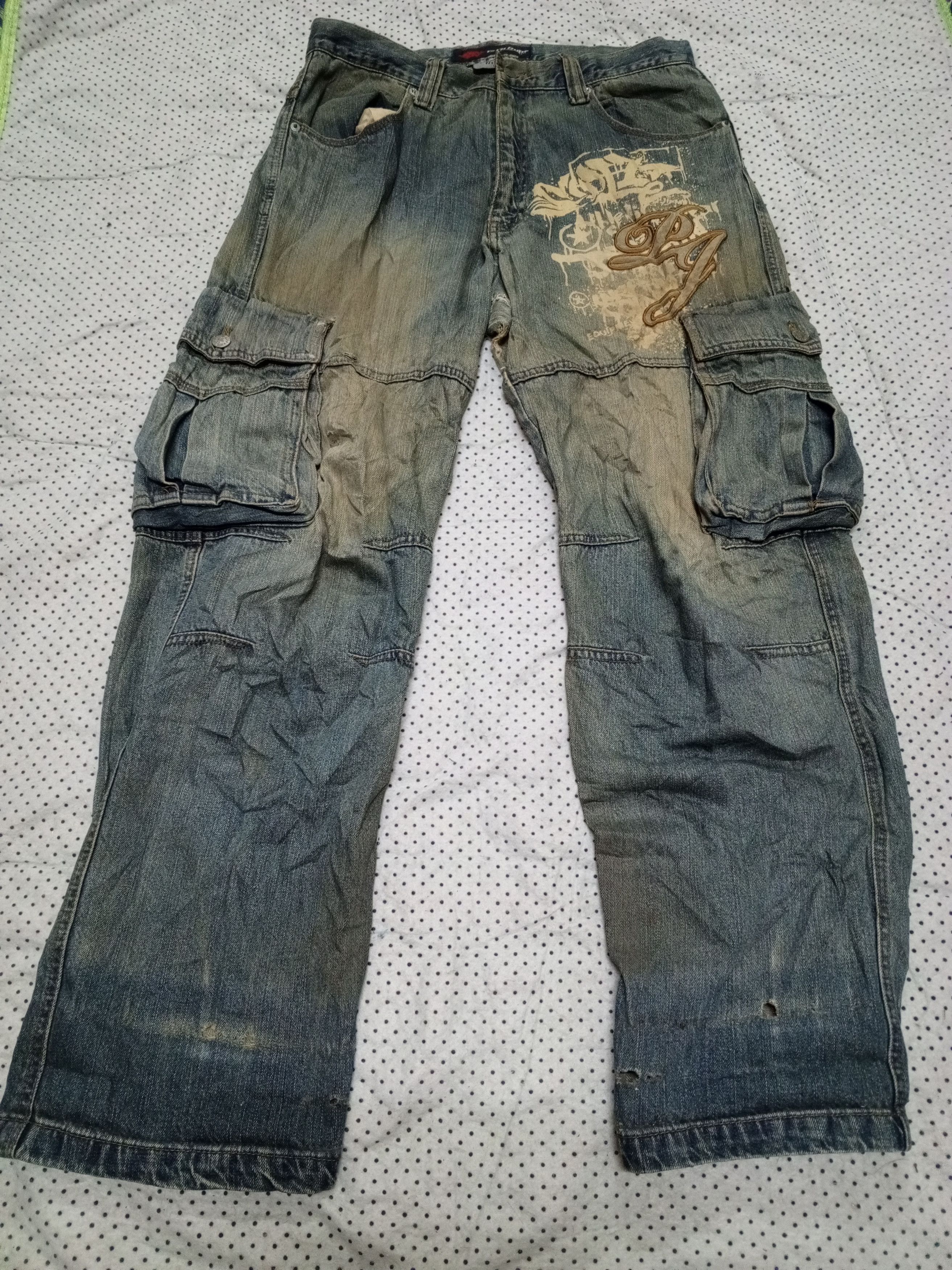Other PJS SURF CARGO DENIM JEANS VANTAGE RARE Size US 34 / EU 50 - 1 Thumbnail