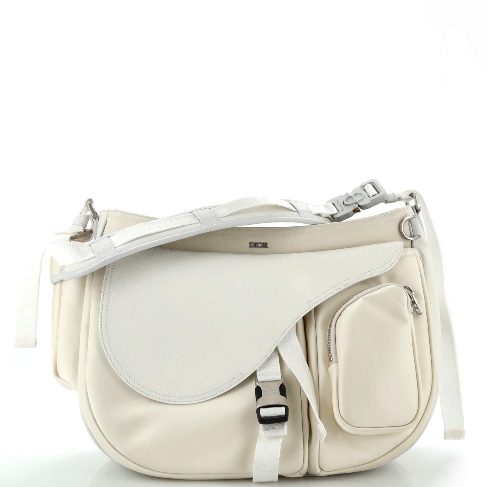 x Sacai Saddle Soft Bag Technical Fabric and Leather None