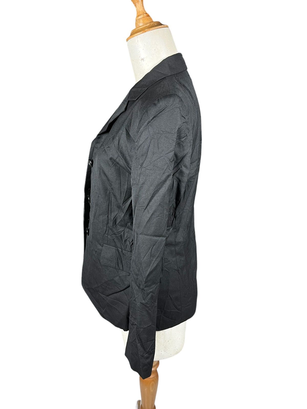 Kansai Yamamoto × Tsumori Chisato × Yohji Yamamoto Ined Blazer Yohji Yamamoto Wool Women Size S / US 4 / IT 40 - 3 Thumbnail