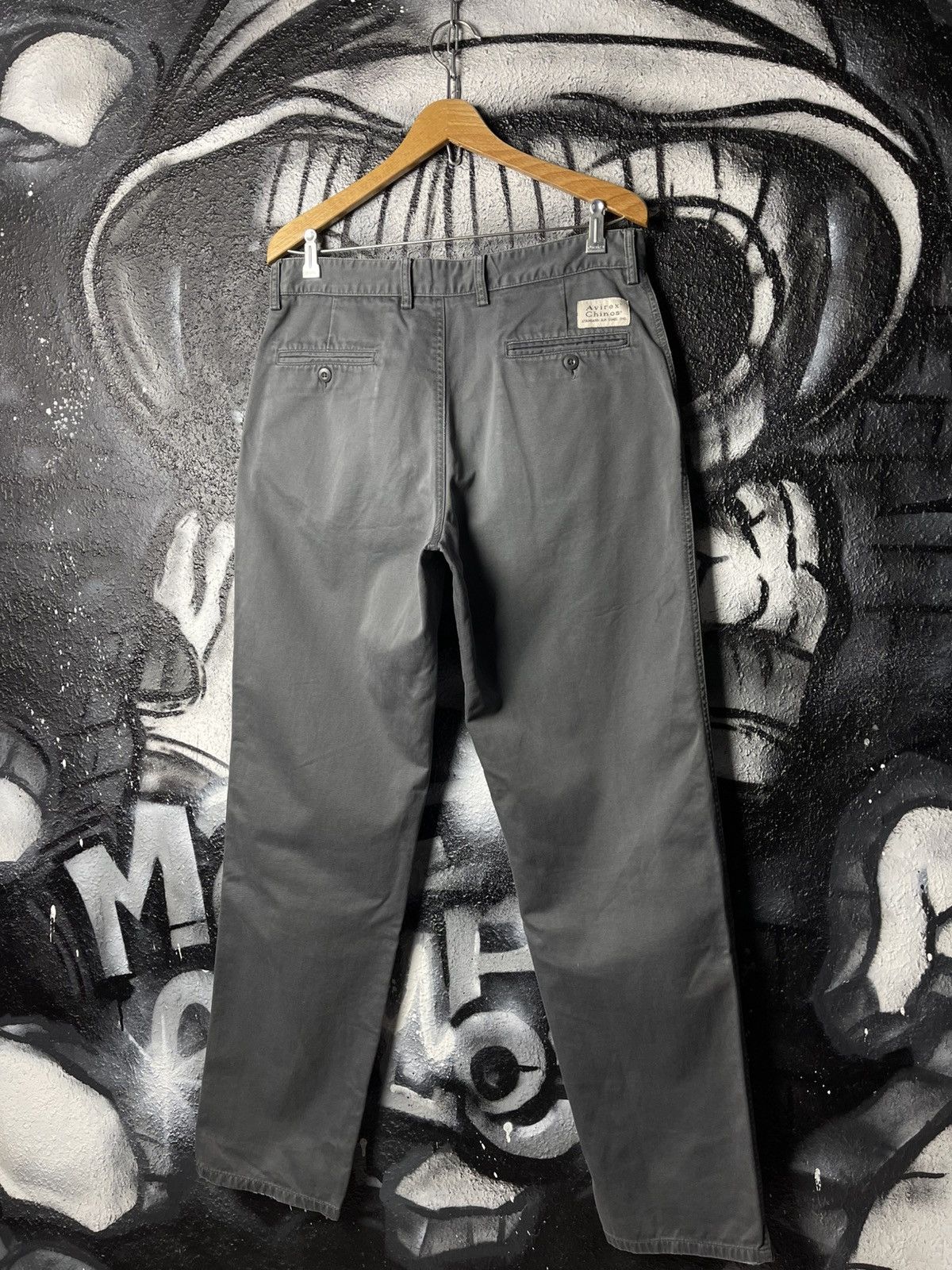 Avirex Vintage Avirex Chinos Grey Military Trousers Men’s Size 33 Size US 33 - 2 Thumbnail