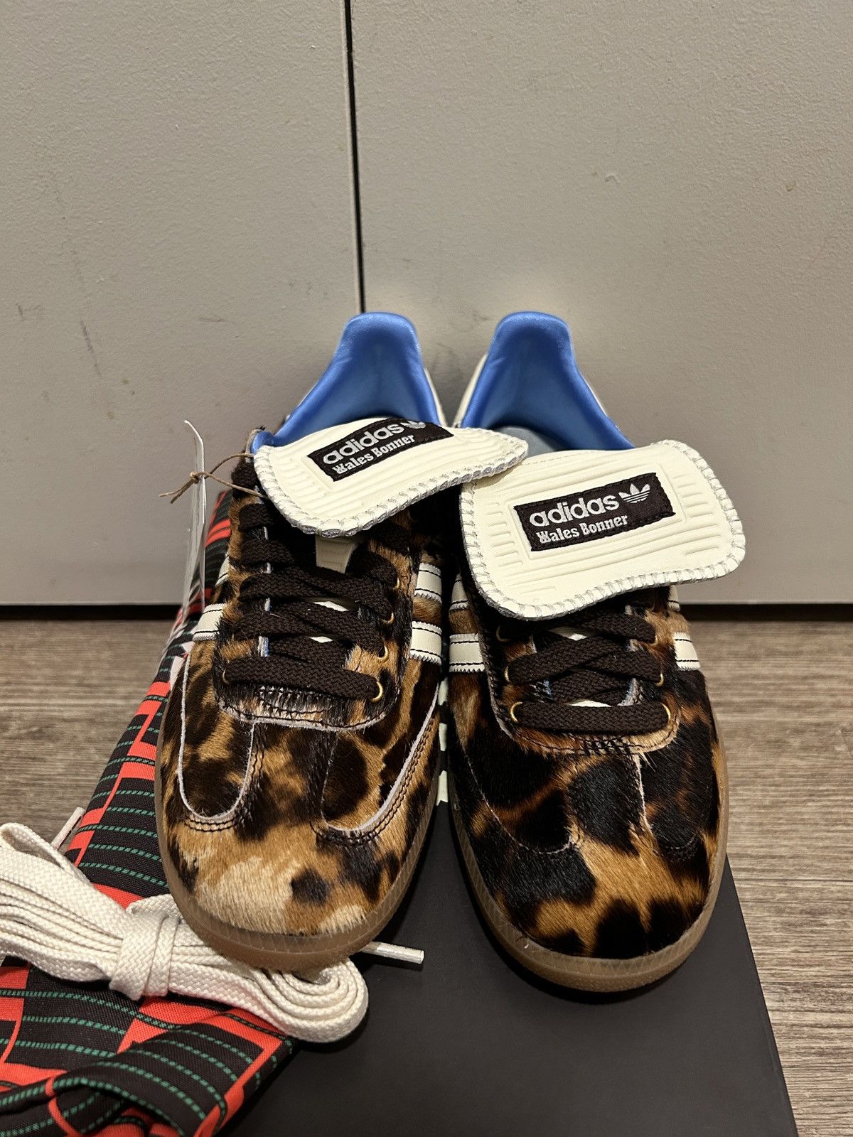image of Adidas Samba Wales Bonner Leo Pony Leopard Shoes in Camo, Men's (Size 13)