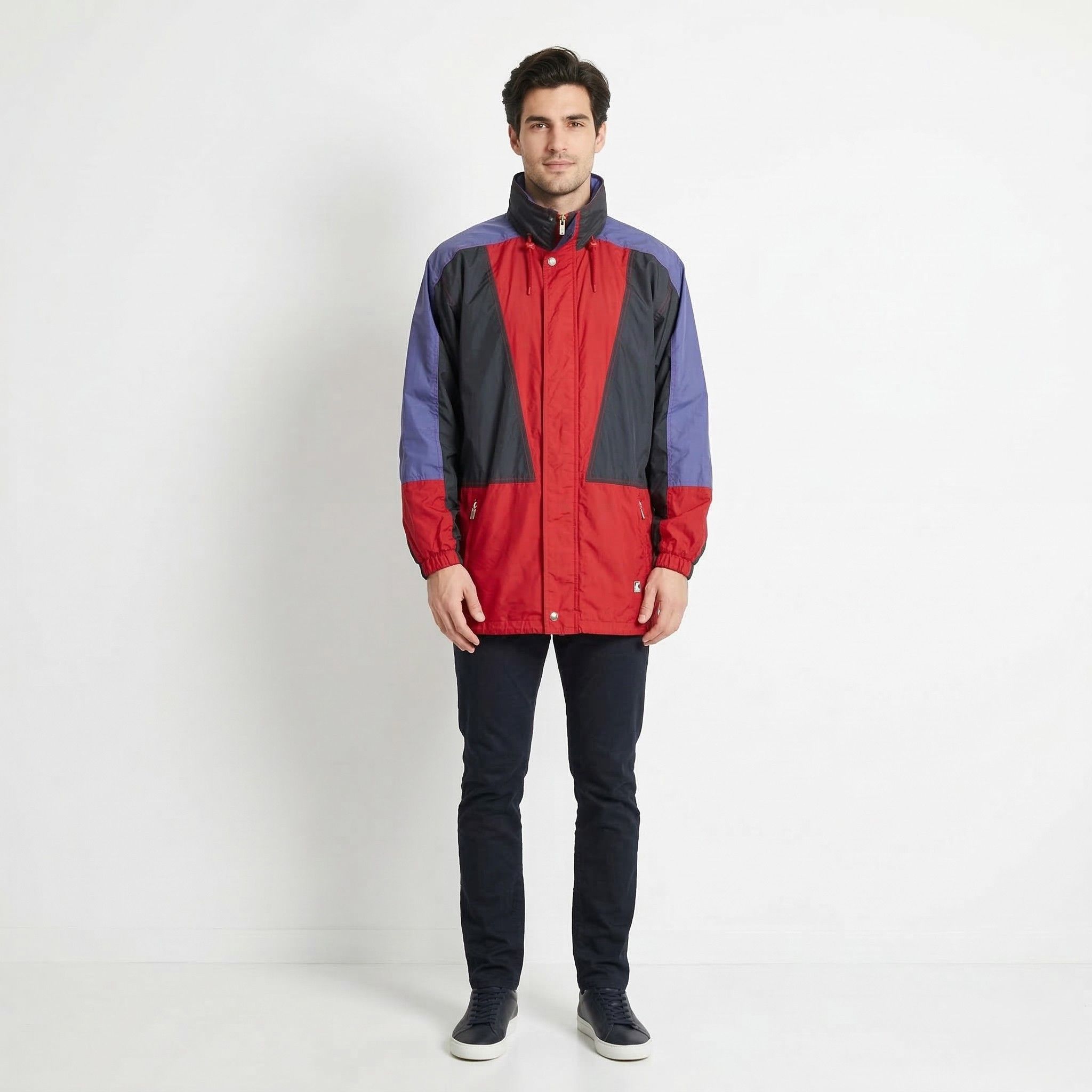 K-Way K-Way International Men L Jacket Black Red Vintage 8063 Size US L / EU 52-54 / 3 - 1 Thumbnail