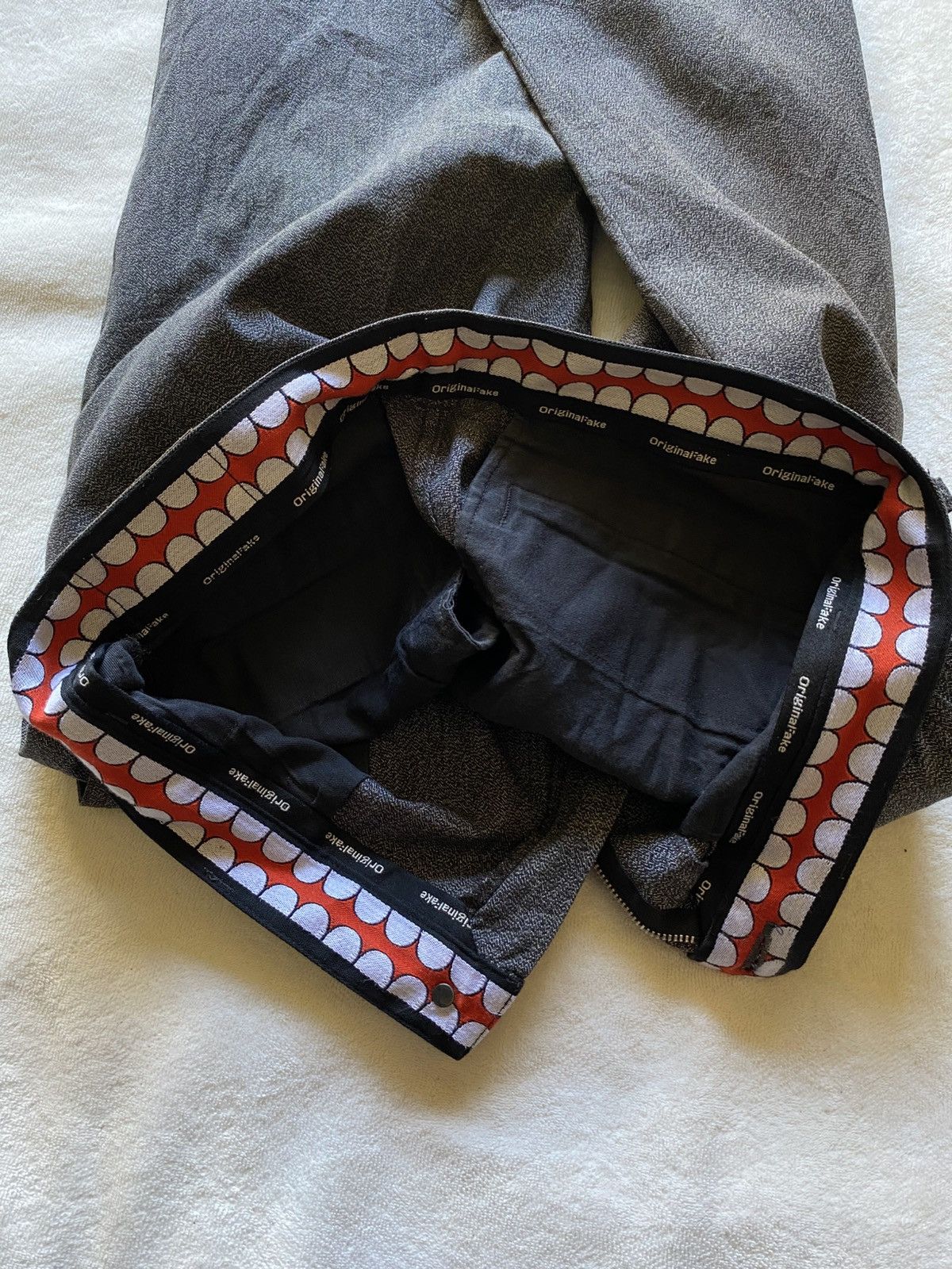 Original Fake Original Fake Kaws Dark Gray Chomper Teeth Fading Pants Size US 32 / EU 48 - 12 Thumbnail