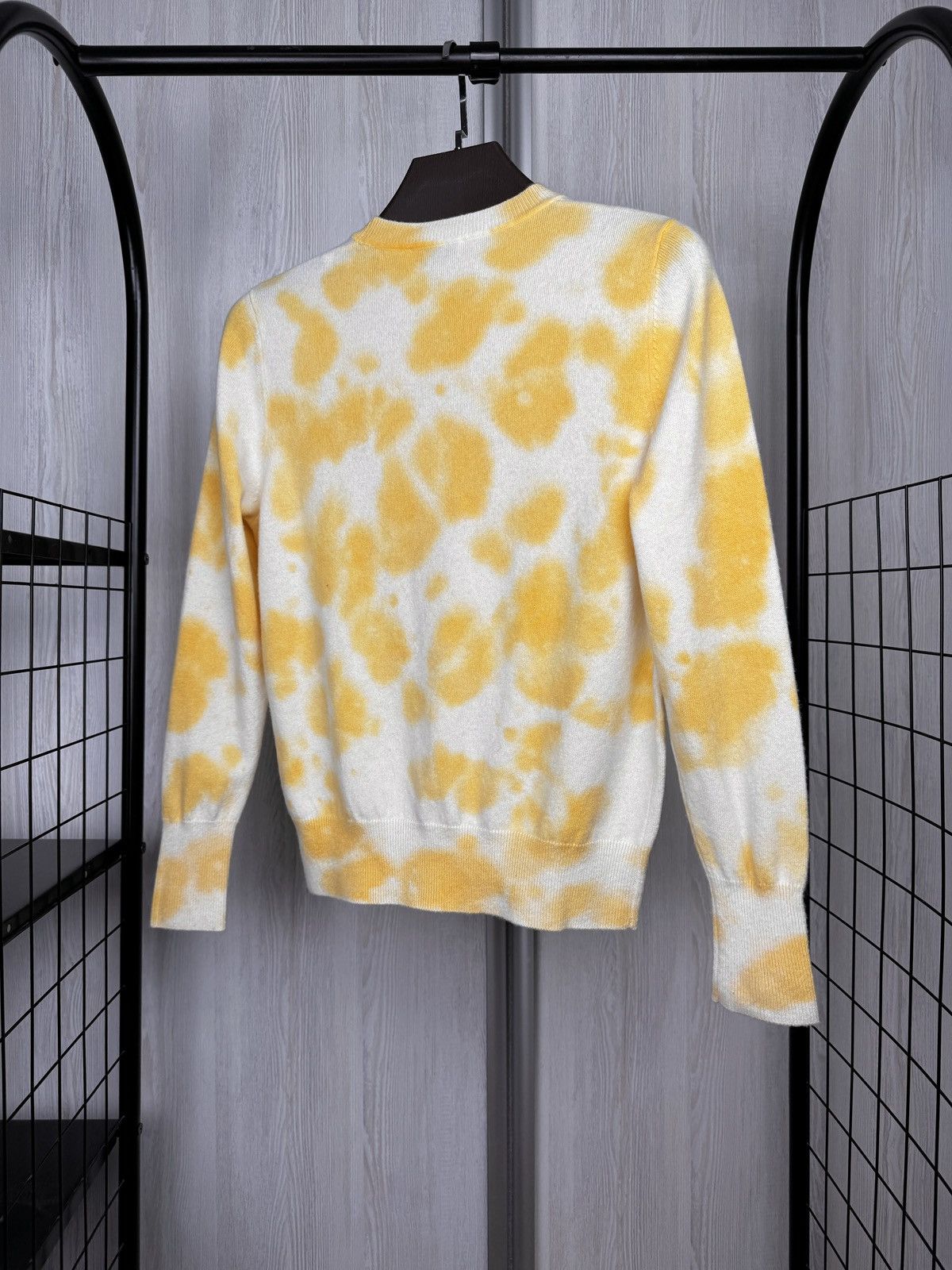 Sandro Sandro Smiley Walk to the Sun Tie-dye Wool Cashmere sweater Size XS / US 0-2 / IT 36-38 - 7 Thumbnail