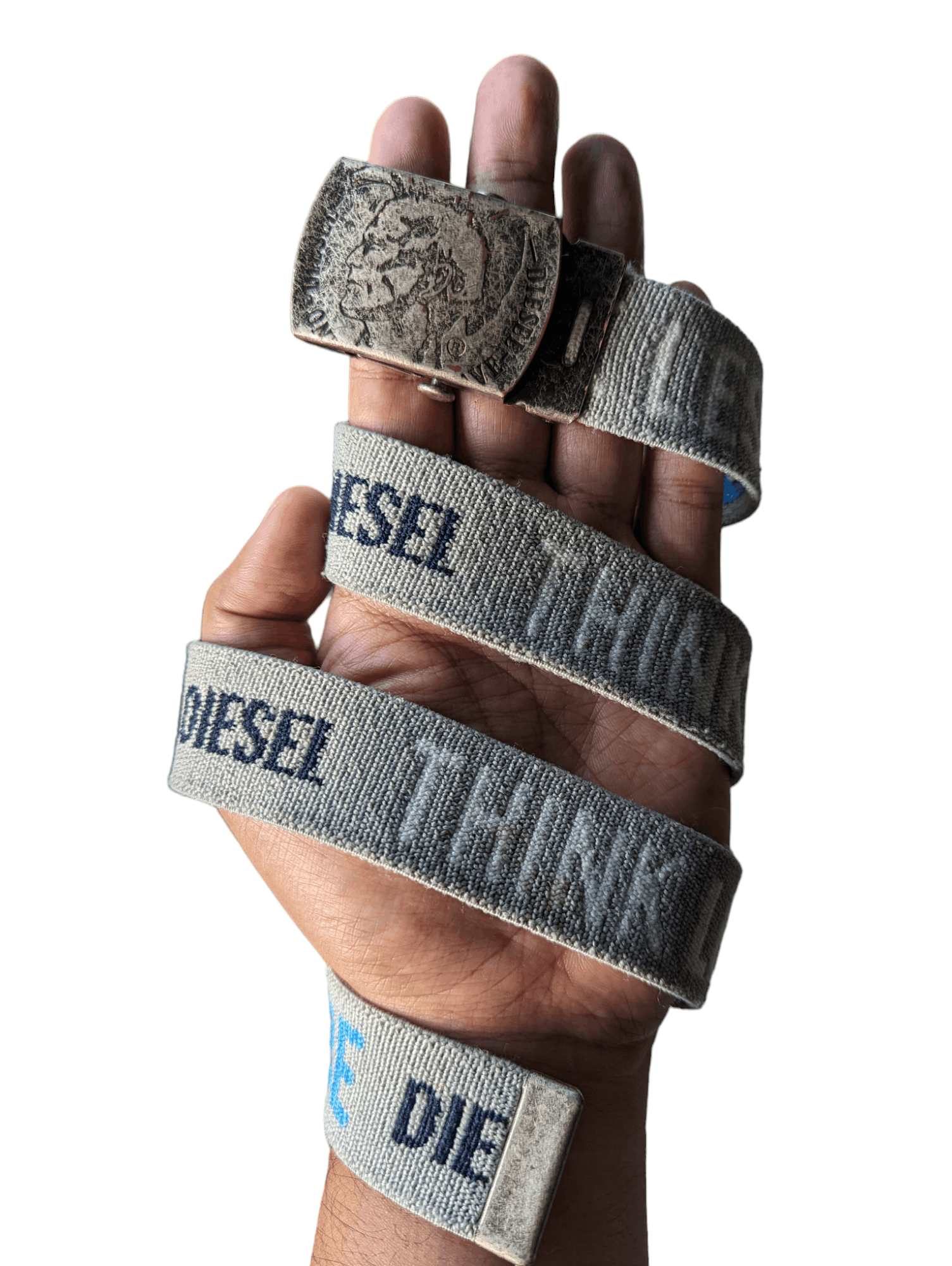 Diesel VINTAGE DIESEL TROJAN BUCKLE MADE IN ITALY (STRETCHABLE) Size ONE SIZE - 1 Thumbnail