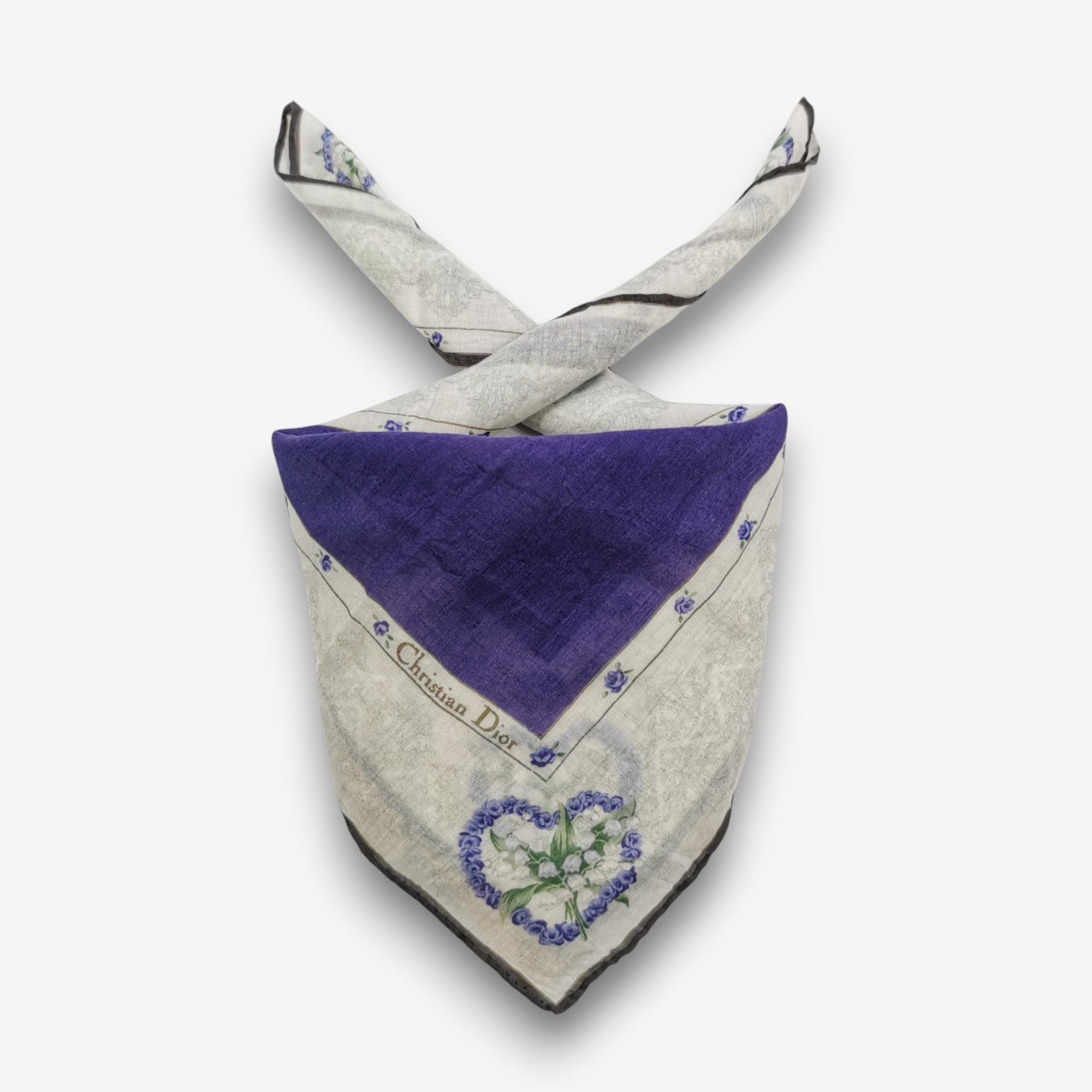 Japanese Brand Vintage Christian DIOR Handkerchief Pocket Square Bandana Size ONE SIZE - 1 Thumbnail