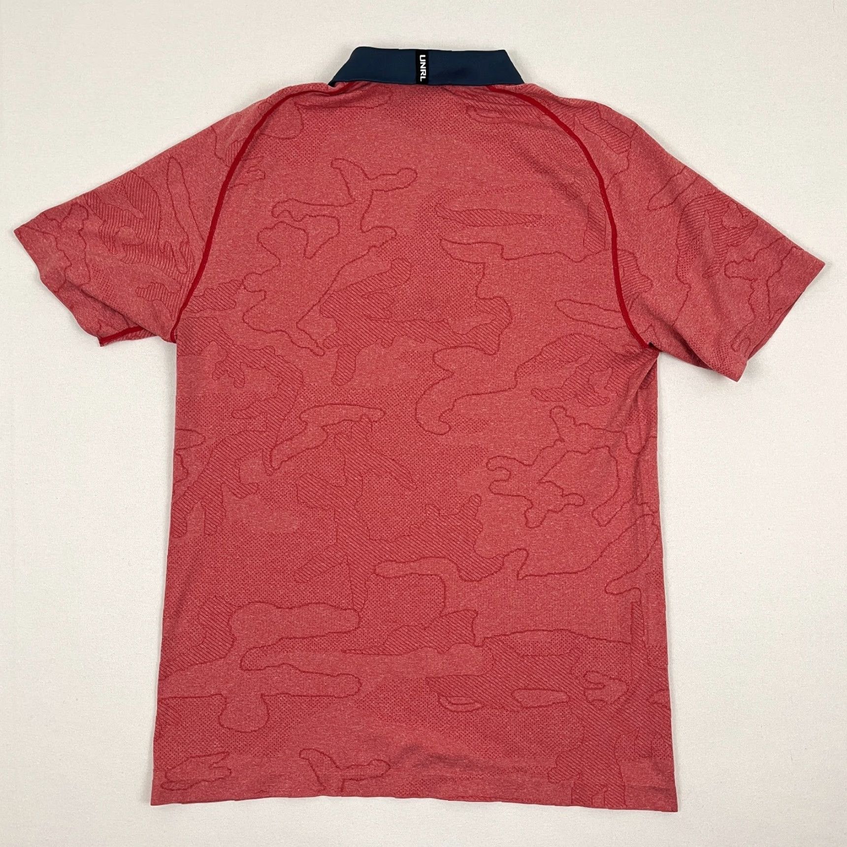 Vintage UNRL Polo Shirt Mens M Red Camo Barstool Sports Active Golf Performance Preppy Size US M / EU 48-50 / 2 - 7 Thumbnail