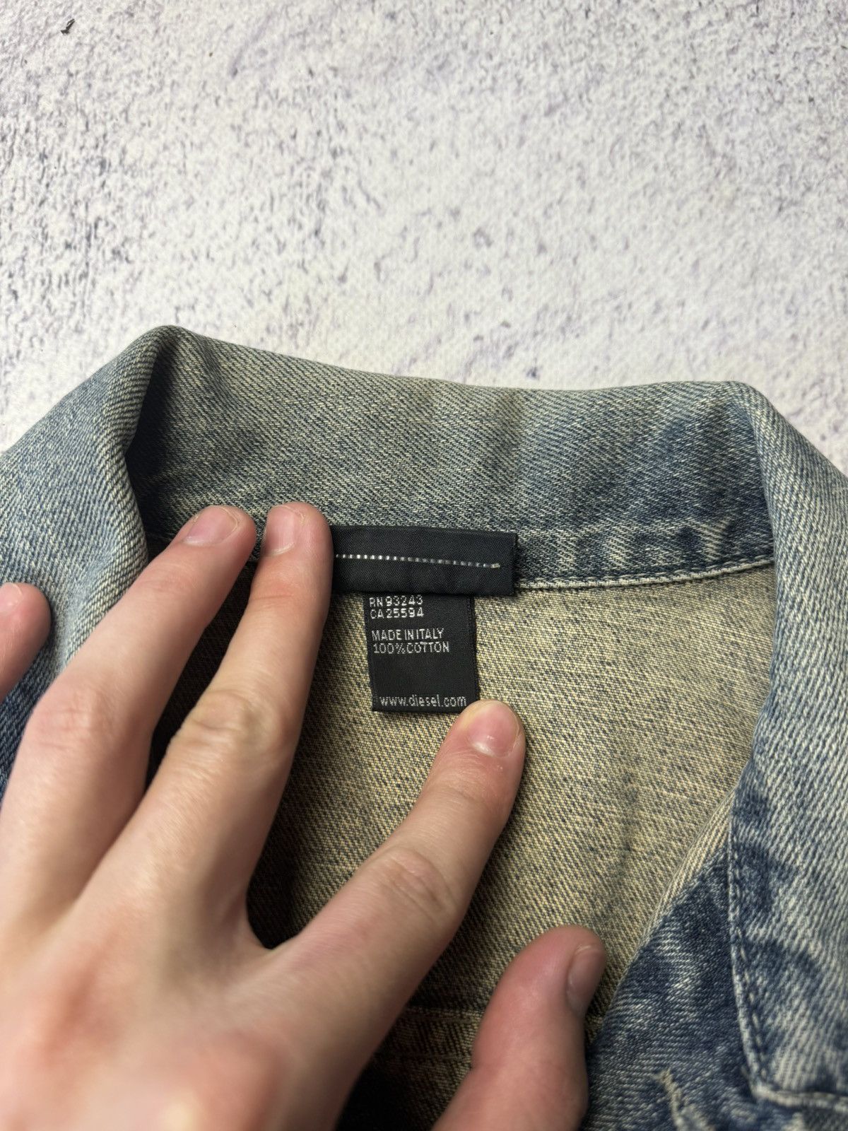 Diesel Vintage Women’s Diesel Denim Jacket Y2K Fabed Size M / US 6-8 / IT 42-44 - 12 Thumbnail