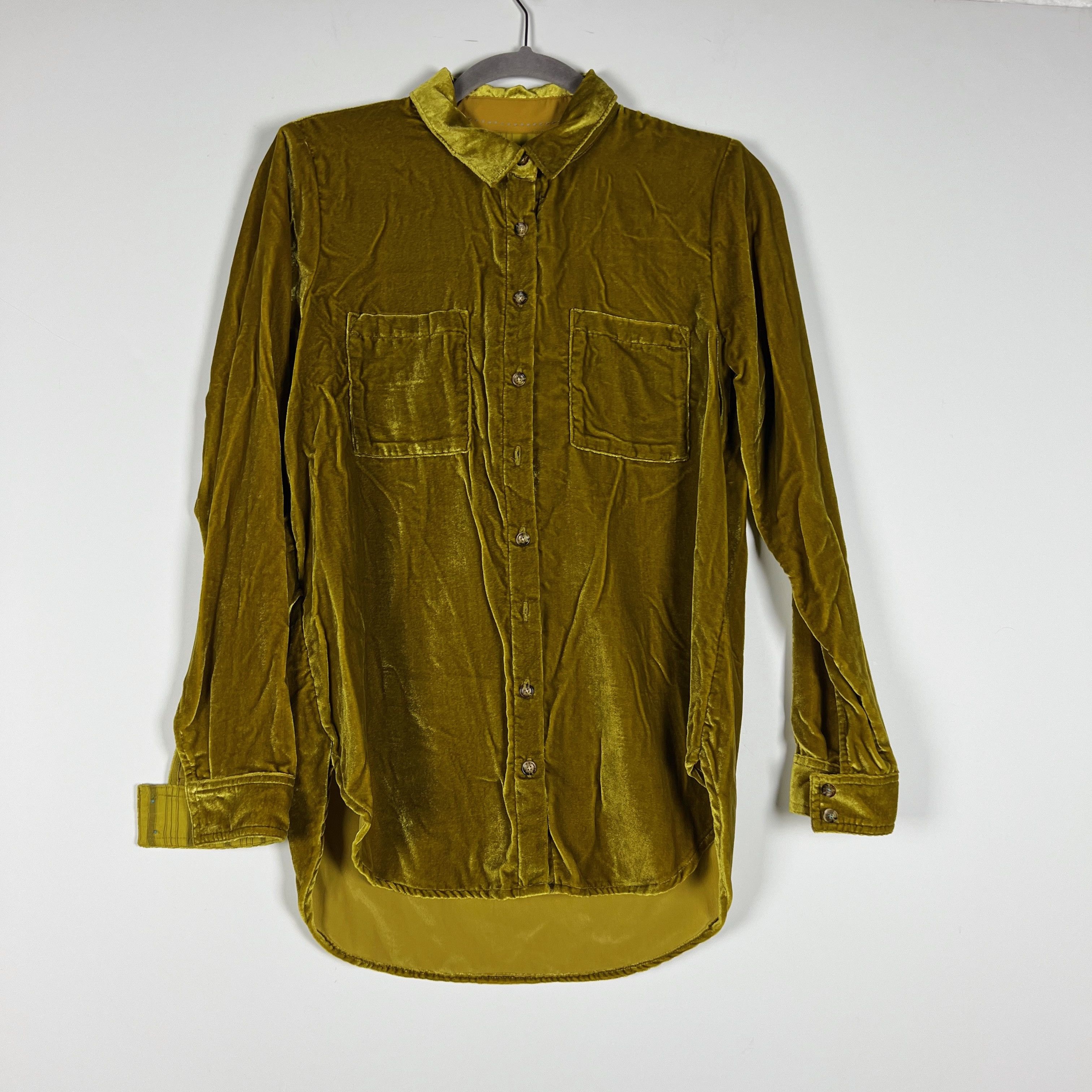 Anthropologie NEW Maeve Anthropologie Karina Velvet Velour Size XS / US 0-2 / IT 36-38 - 1 Thumbnail
