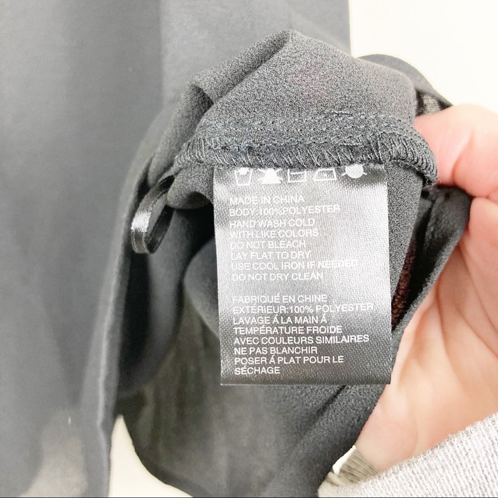 Other Paper Crane Black Sleeveless High Neck Blouse Sz M Size M / US 6-8 / IT 42-44 - 3 Thumbnail