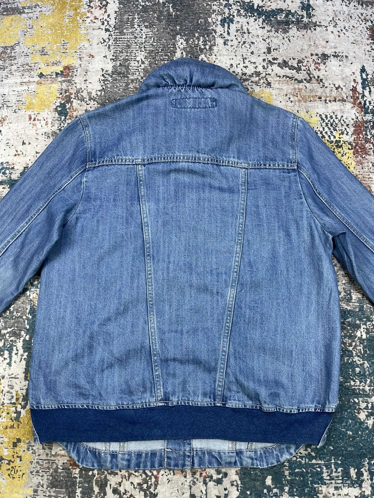 mercibeaucoup Issey Miyake Mercibeaucoup, Pillow Neck Denim Shirt Jacket Size US S / EU 44-46 / 1 - 5 Thumbnail