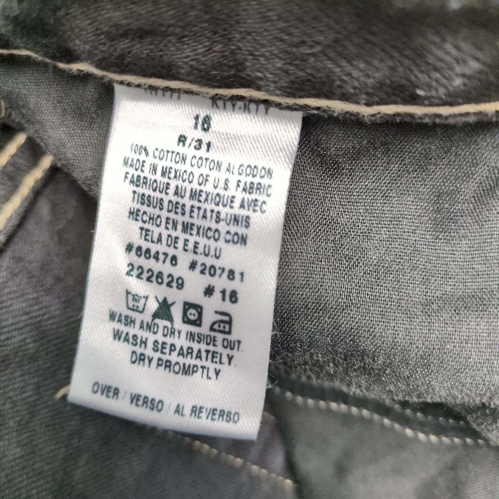 Tommy Hilfiger Vtg Tommy Hilfiger Jeans Men's 34x30 Black Denim 2002 Y2K Size 38" / US 16 / IT 52 - 8 Thumbnail