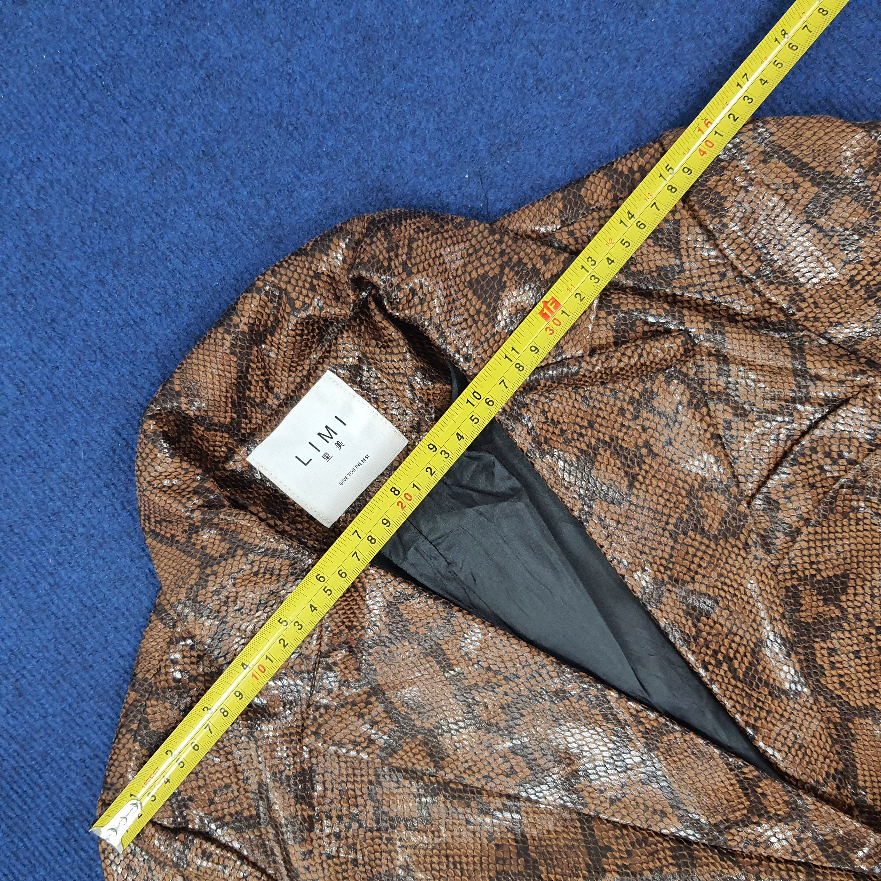 Limi Feu × Vintage × Yohji Yamamoto Vintage LIMI feu by Y's Snake Designer Jacket C231N4 Size US S / EU 44-46 / 1 - 7 Thumbnail