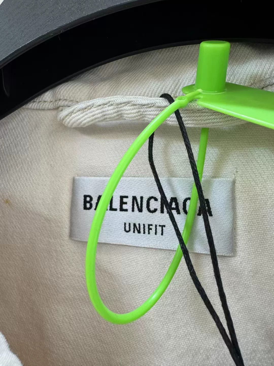 Balenciaga balenciaga white denim jacket with logo Size US XS / EU 42 / 0 - 4 Thumbnail