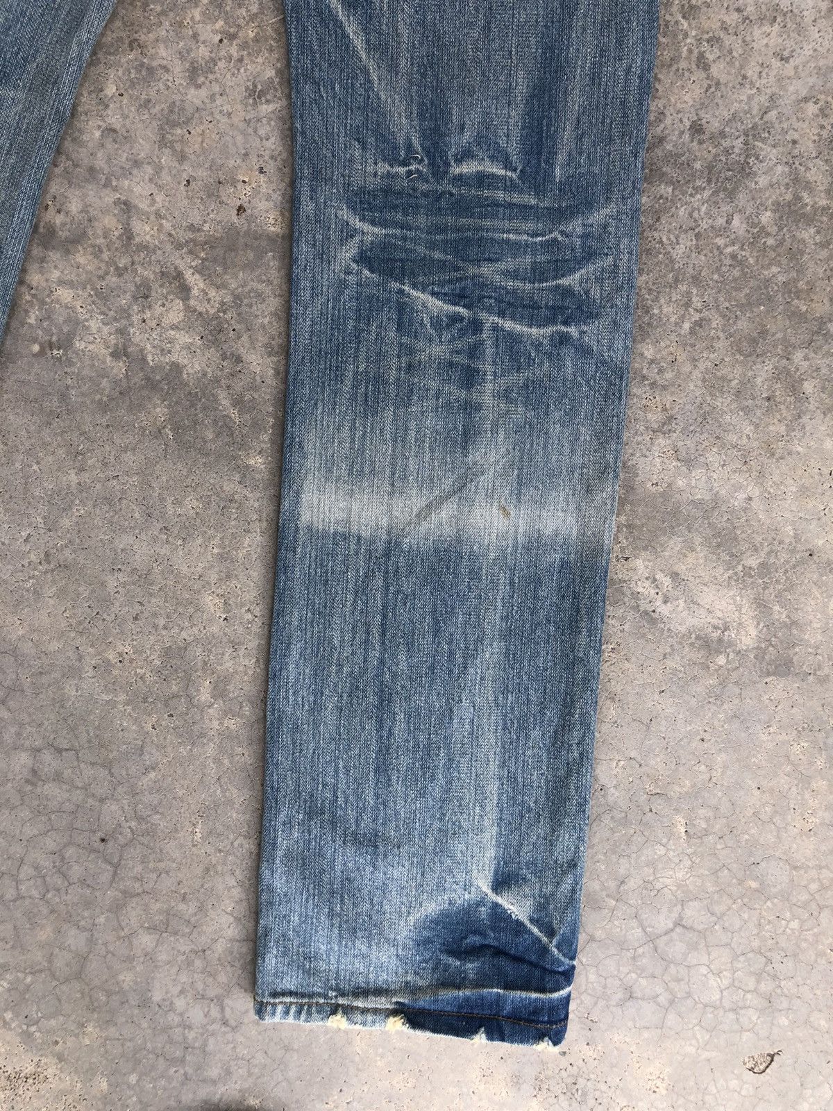 Japanese Brand Japanese Loma Distressed Jeans Patchwork Jeans Size US 32 / EU 48 - 12 Thumbnail