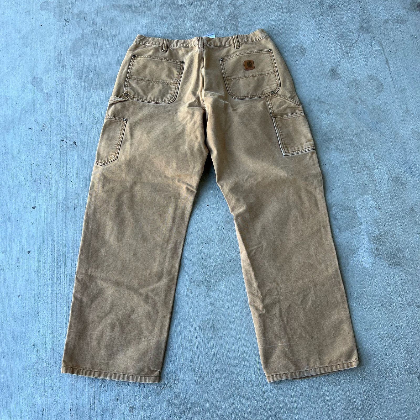Carhartt × Vintage Carhartt brown double knee work wear carpenter pants Size US 35 - 4 Thumbnail