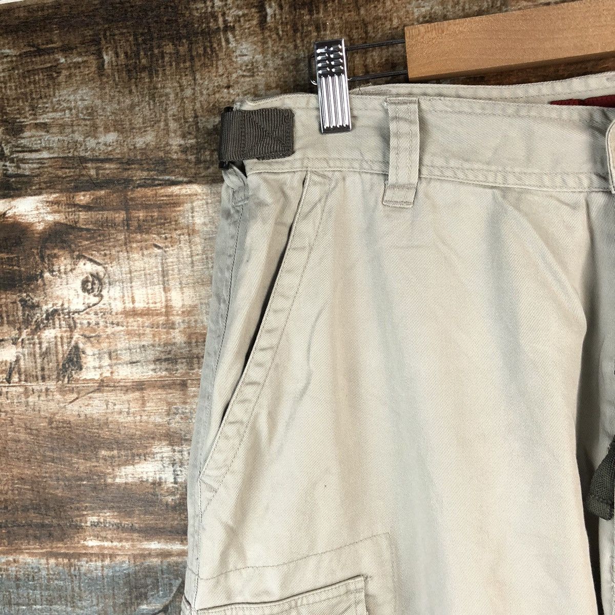 Japanese Brand Lava Bay Cream Cargo Multipocket Pants #A2539 Size US 35 - 7 Thumbnail