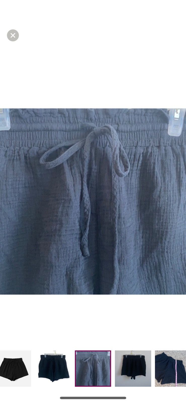 Shein Shein 0XL Solid drawstring waist shorts Size 36" / US 14 / IT 50 - 2 Thumbnail
