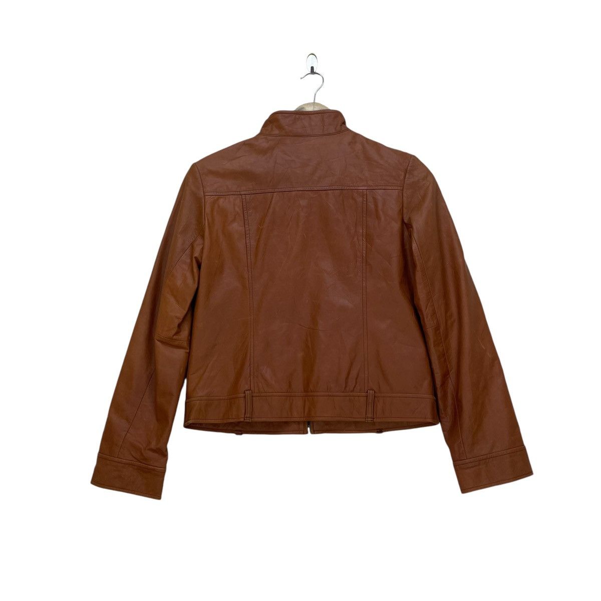 20471120 💥PPFM Petton Place Cafe Racer Cowhide Leather Jacket Size M / US 6-8 / IT 42-44 - 2 Thumbnail