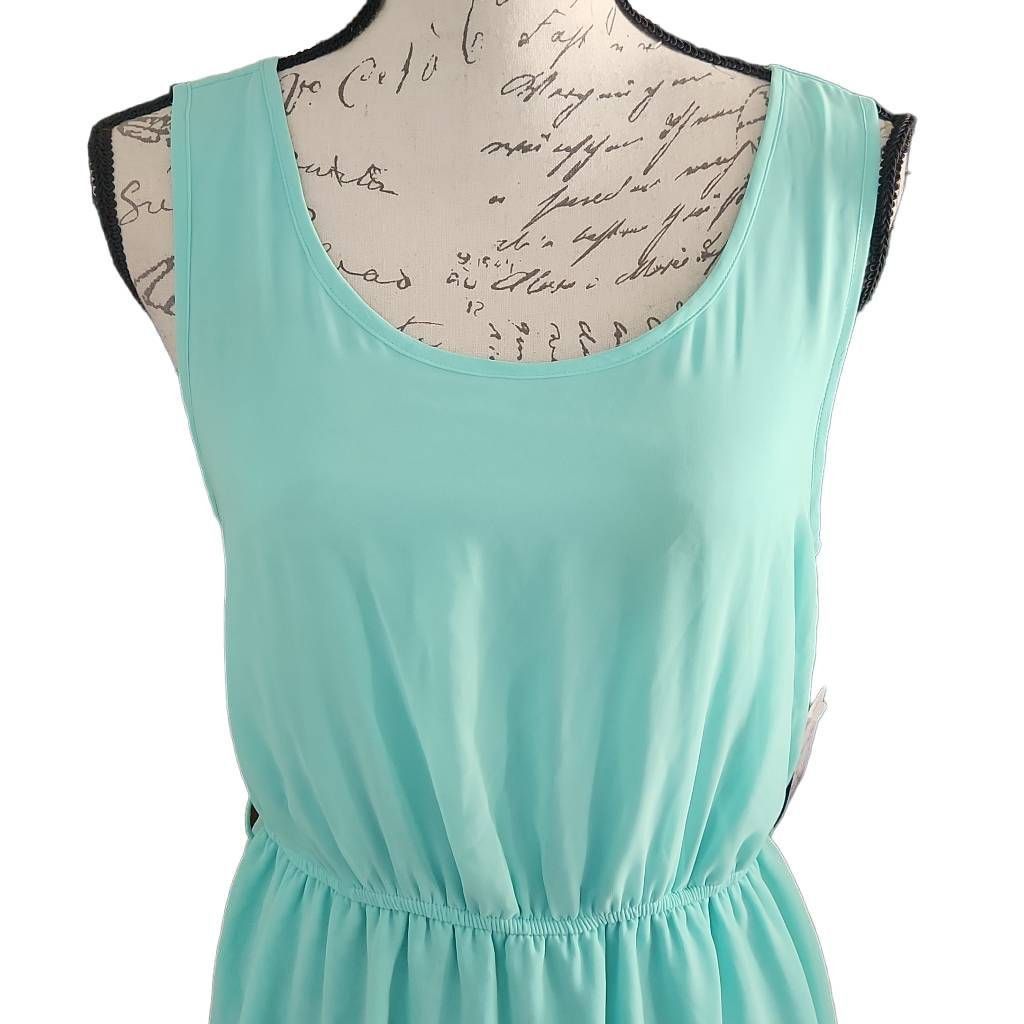 Forever 21 Forever 21 Women's Size Medium Mint Green Sleeveless Hi-Lo D Size M / US 6-8 / IT 42-44 - 4 Thumbnail