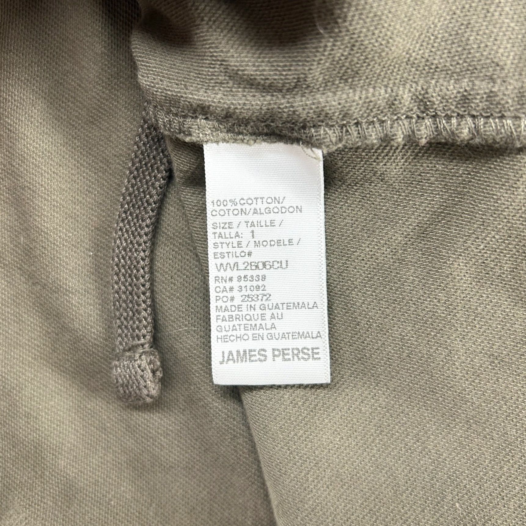 James Perse James Perse Jacket Womens 1 Green Twill Military Army Cotton Cotton Lining Pockets Down Full Zip Vintage No 90s Regular Womens Size 1 Green Size XS / US 0-2 / IT 36-38 - 5 Thumbnail