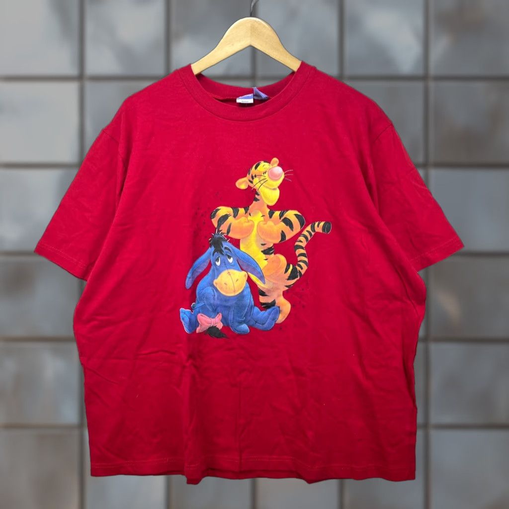 Disney VINTAGE Y2K Winnie the Pooh Tigger Eeyore T-Shirt Womens 2XL Double Sided Size XXL / US 16-18 / IT 52-54 - 1 Thumbnail