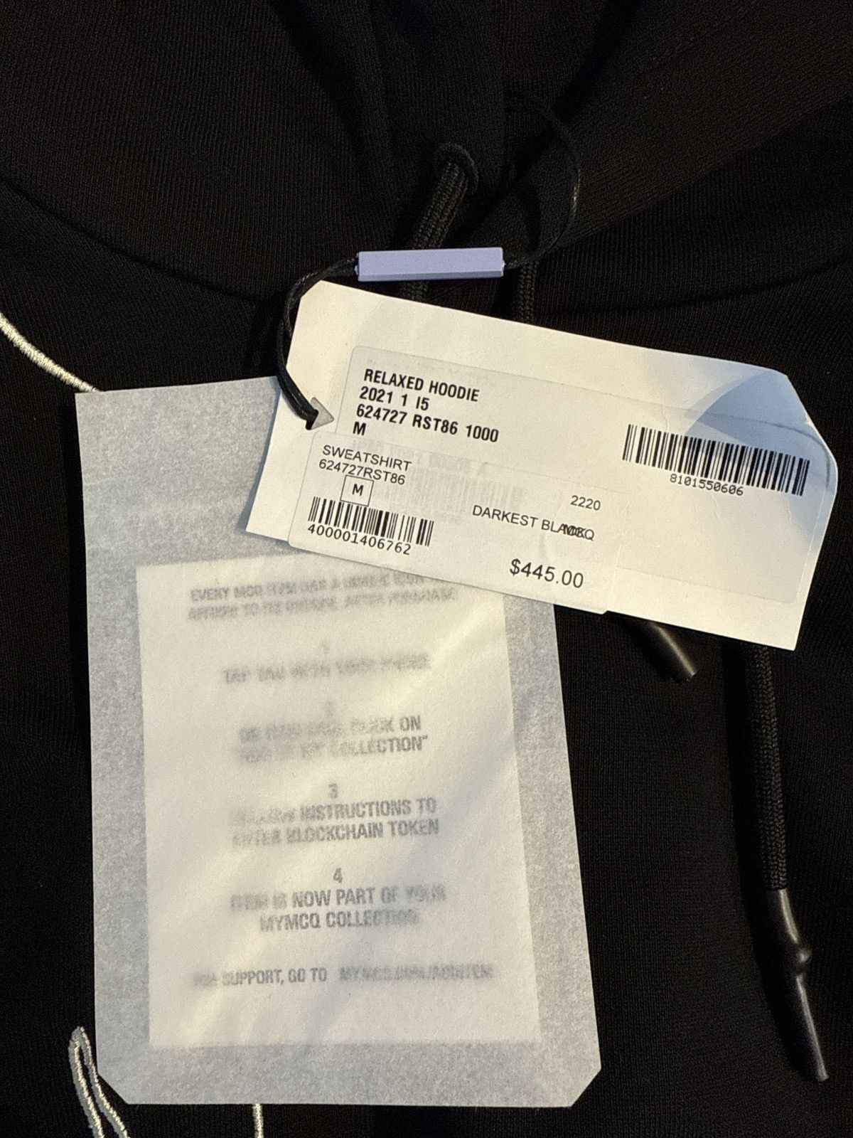 MCQ MCQ Man Black Hoodie With Taylor Silk Edition Size US M / EU 48-50 / 2 - 4 Thumbnail