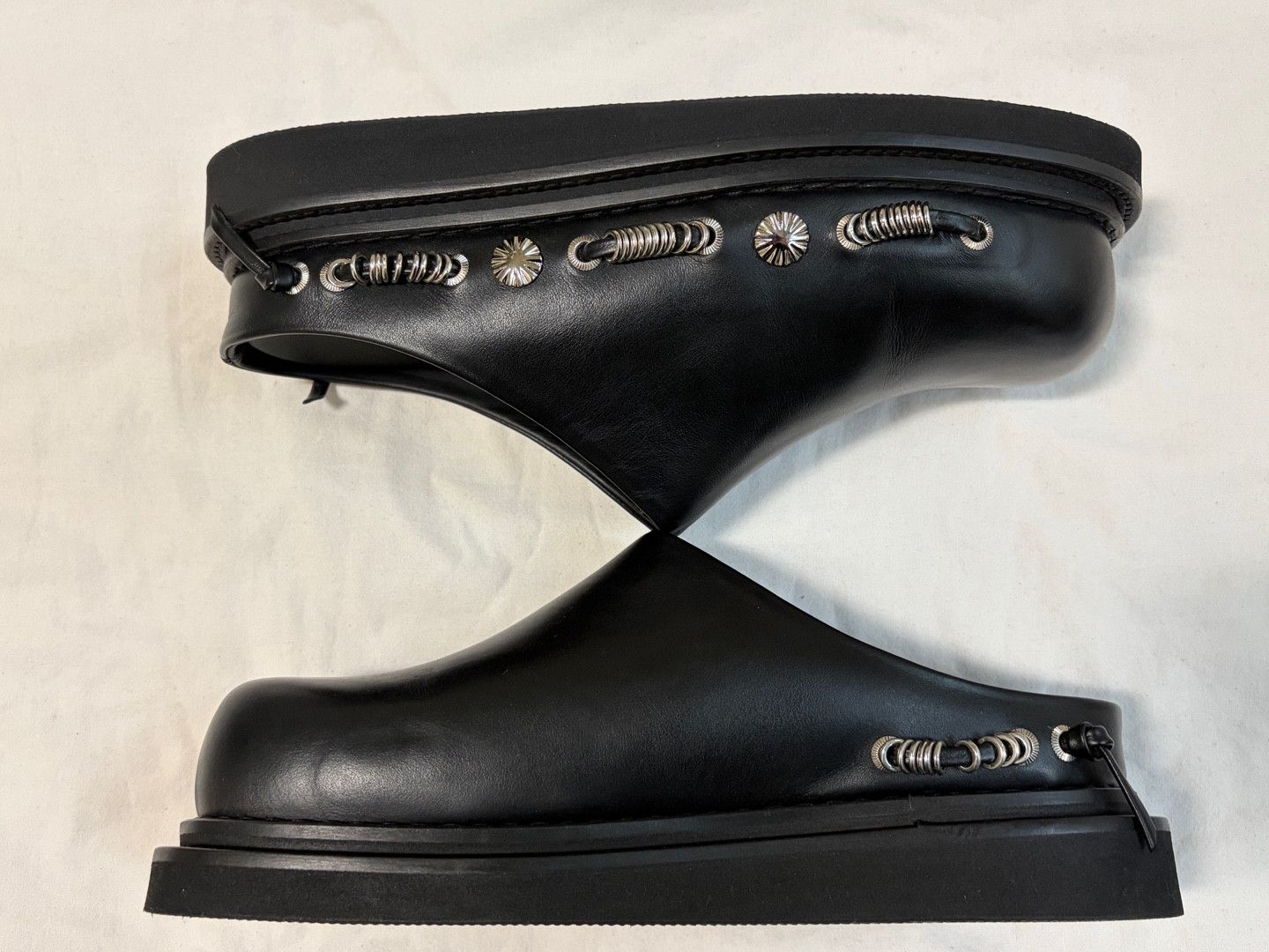 Toga Pulla Toga Pulla leather mules porter VIRILIS ARCHIVES Shoes Size US 8 / EU 41 - 2 Thumbnail