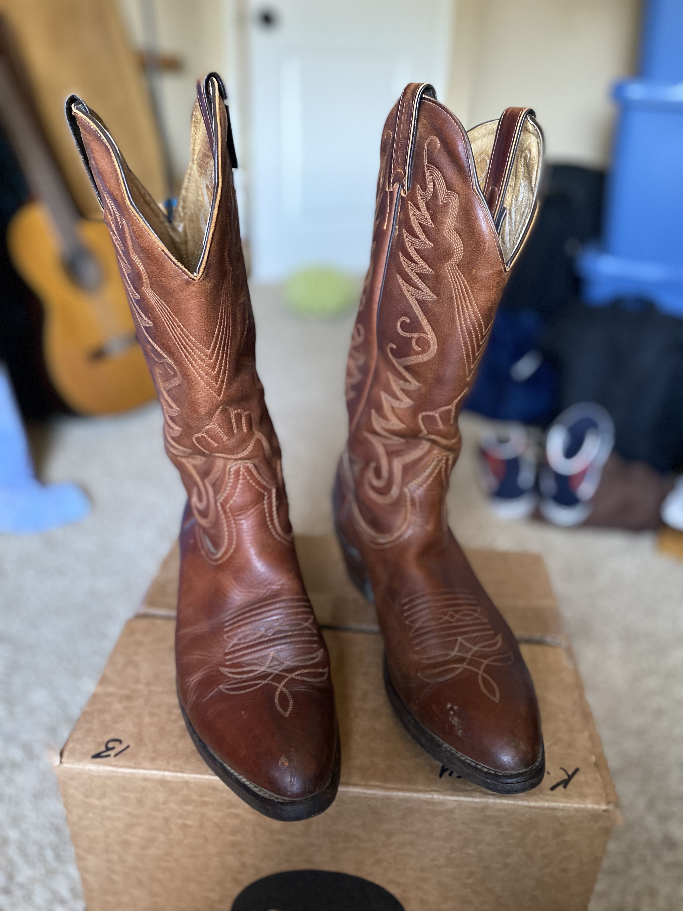 Boulet Cowboy Boots 9 EE