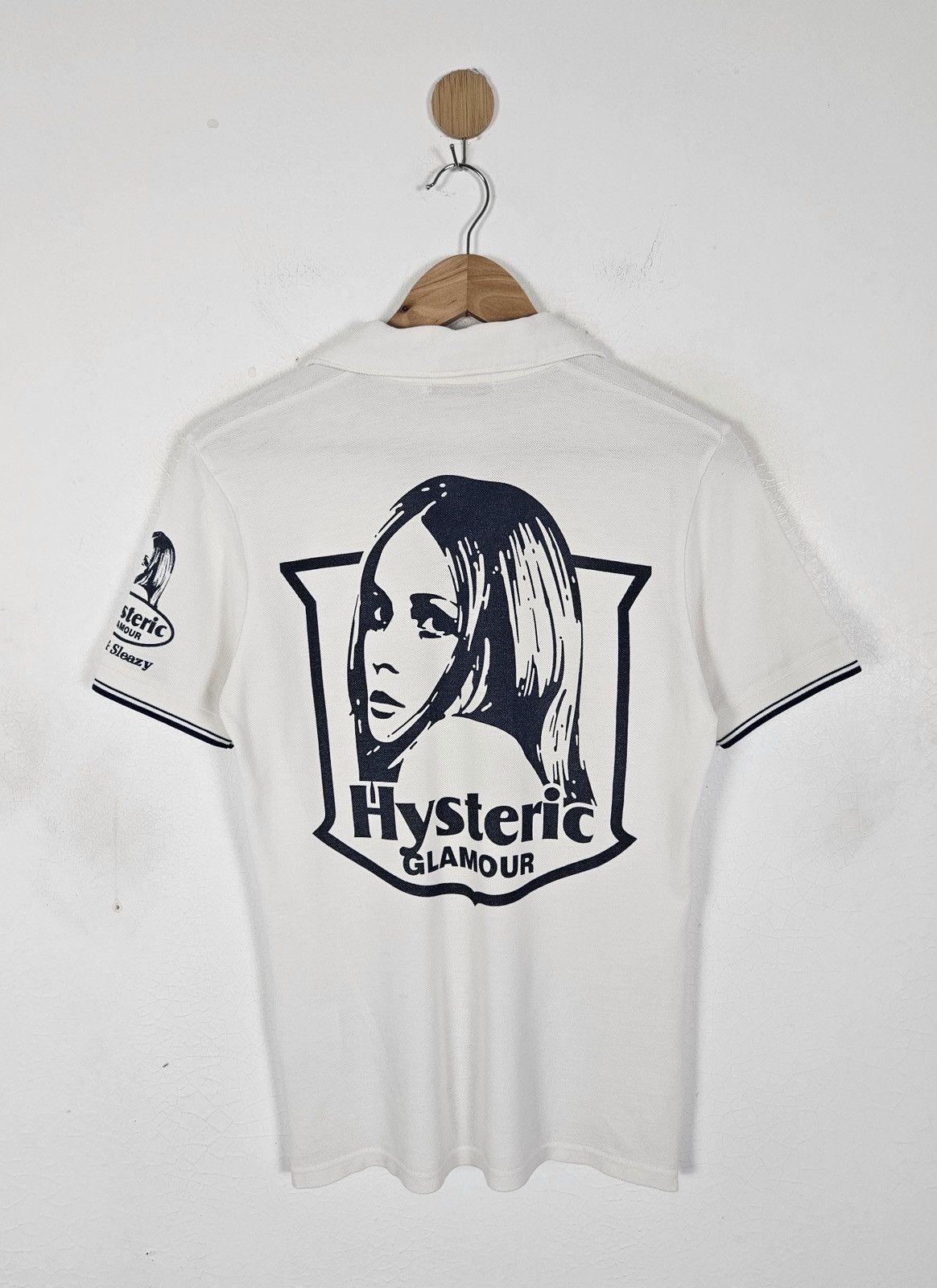 Hysteric Glamour Hysteric Glamour Nice & Sleazy Polo Shirt Size US S / EU 44-46 / 1 - 1 Thumbnail