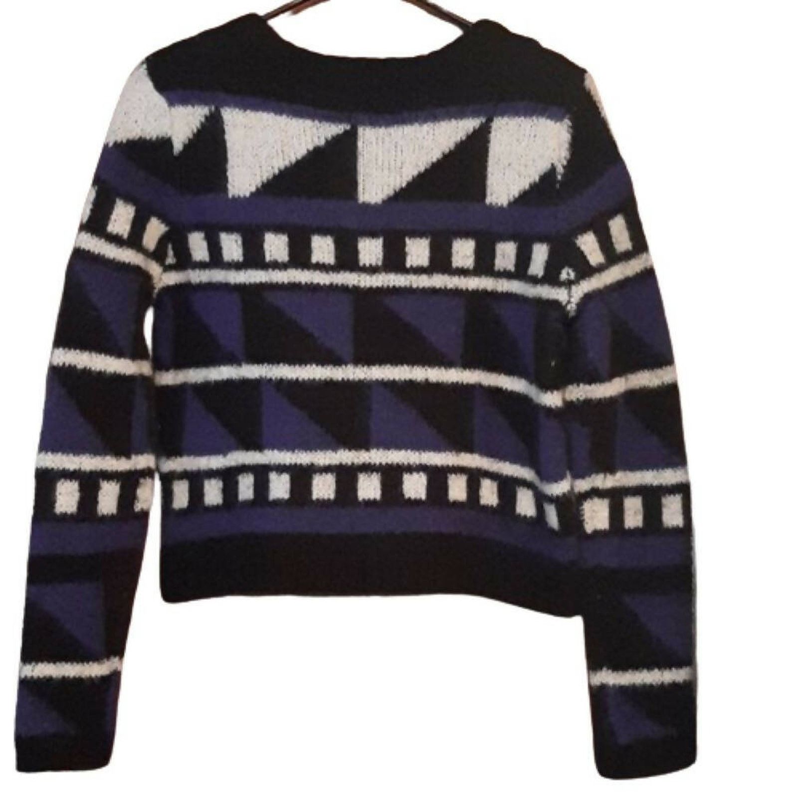 Hunter Bell Hunter Bell Jasmine Cropped Wool Blend Sweater Size S / US 4 / IT 40 - 6 Thumbnail