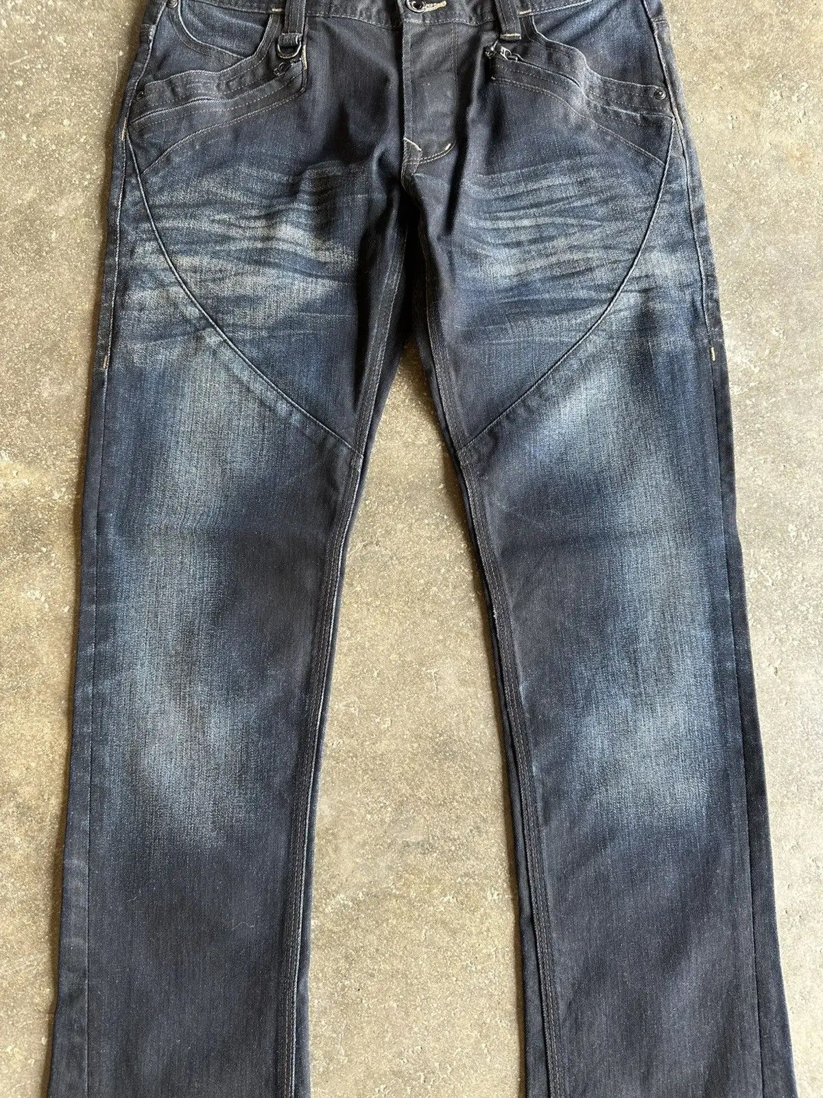 HIDEAWAYS SICKS 💥 FLARE NICOLE CLUB FOR MEN BONDAGE VERY RARE DENIM Size US 32 / EU 48 - 5 Thumbnail