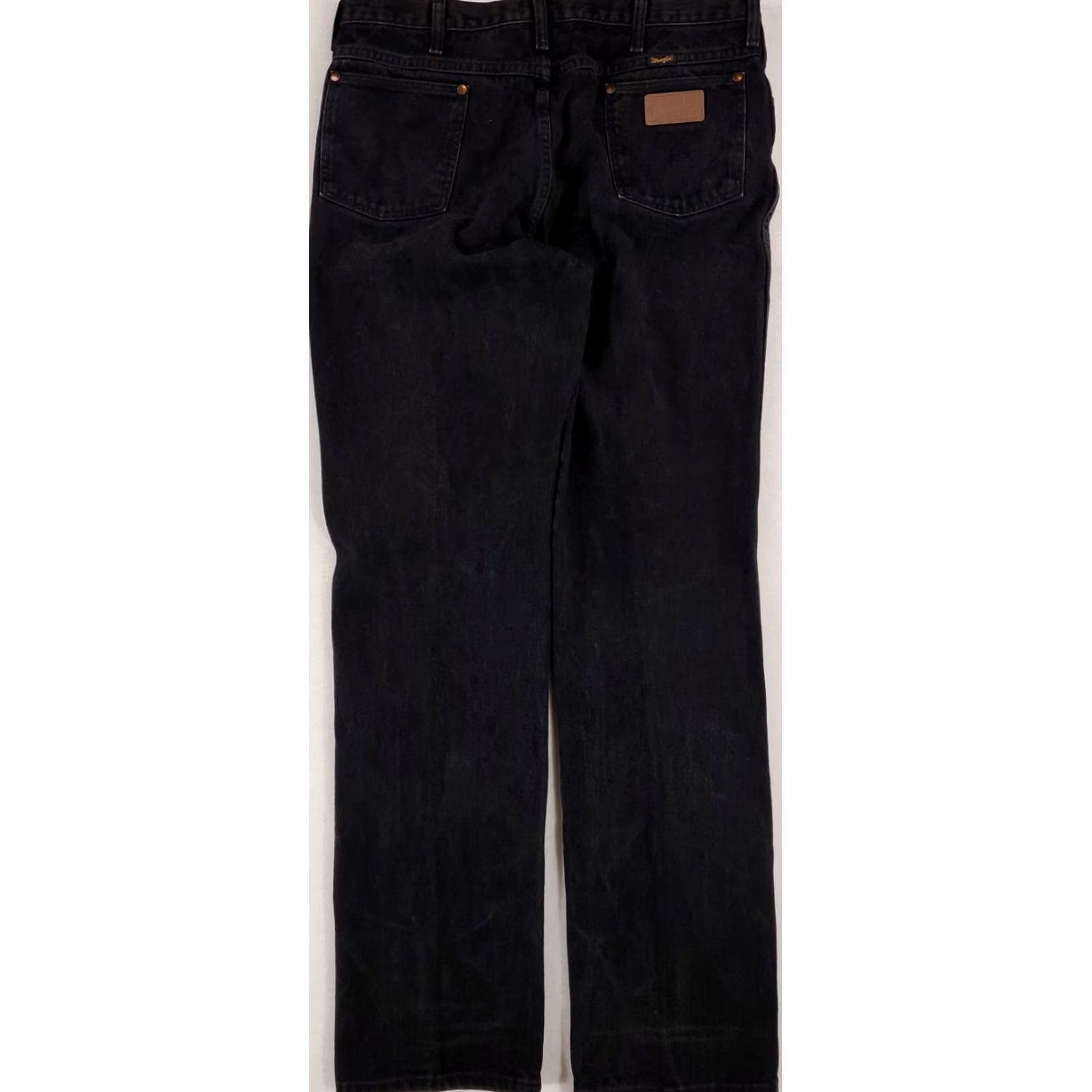 Wrangler VINTAGE Wrangler Jeans Western Wear Mens 38x36 36x34 Inseam 34 Black 90s Straight Jeans Mens Size US 36 / EU 52 - 3 Thumbnail
