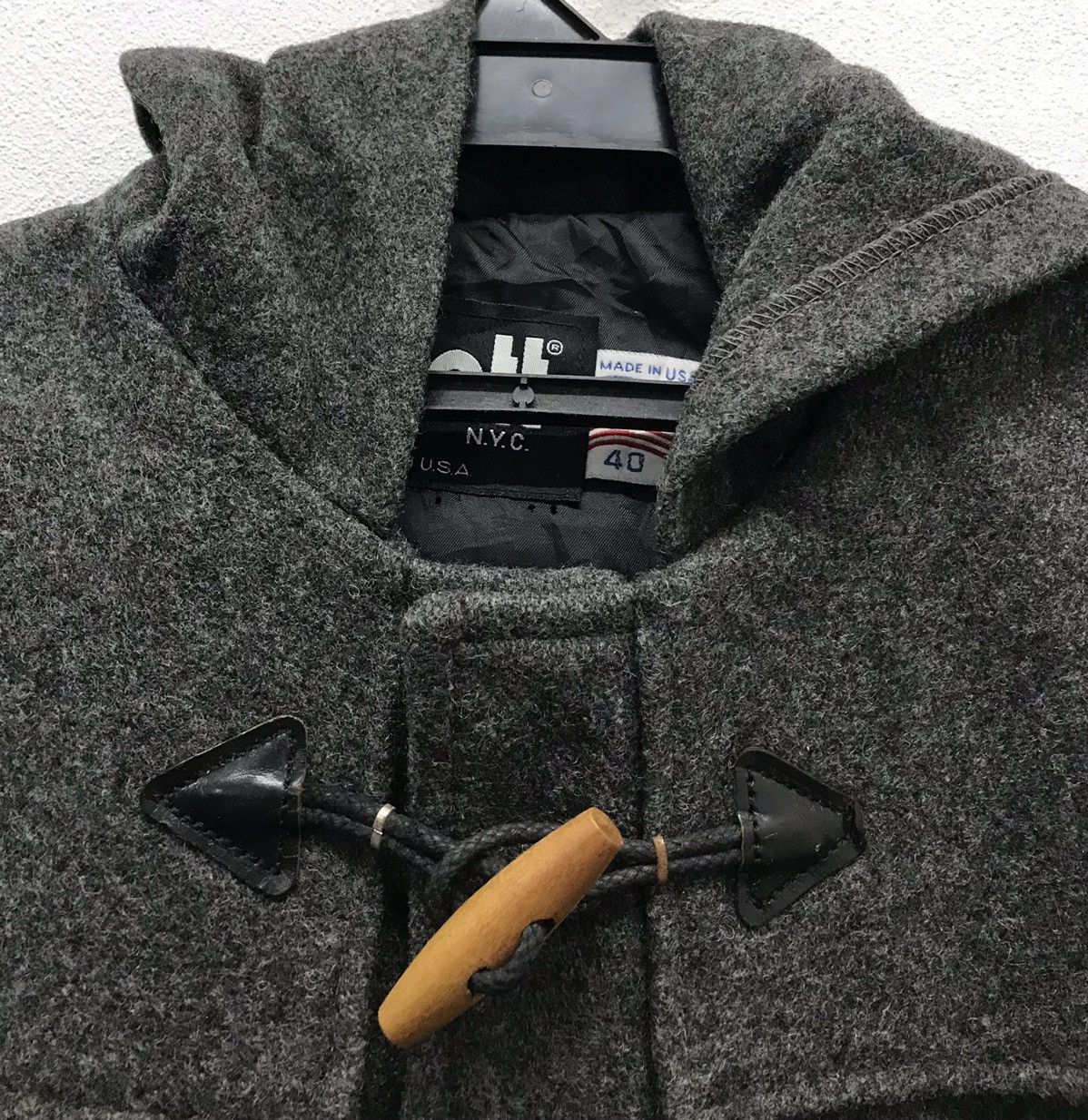 Schott × Vintage Vintage Schott Nyc Made In Usa Wool Jacket Size US L / EU 52-54 / 3 - 3 Thumbnail