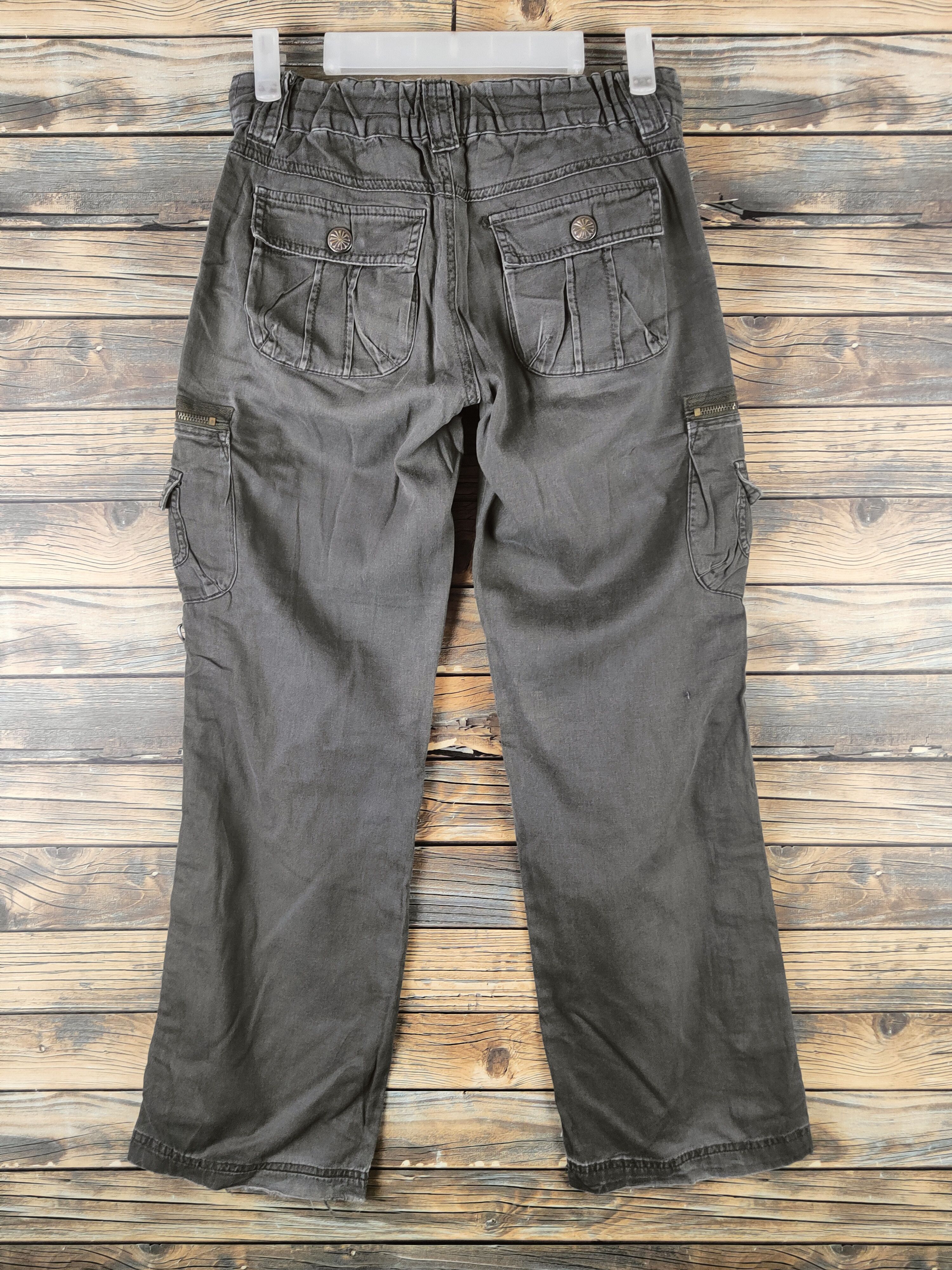 Japanese Brand DL Japanese Brand Olive Multipocket Cargo Pants #sp46-292 Size US 28 / EU 44 - 7 Thumbnail