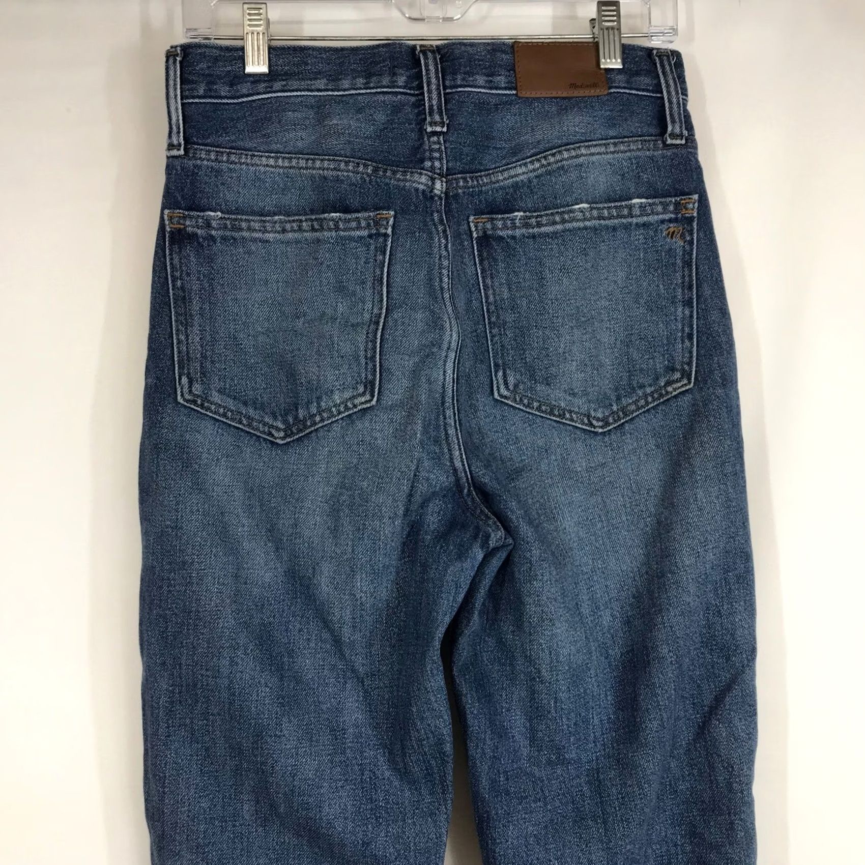 Madewell Madewell Vintage Straight High Rise Blue Denim Pants Size 27" / US 4 / IT 40 - 5 Thumbnail