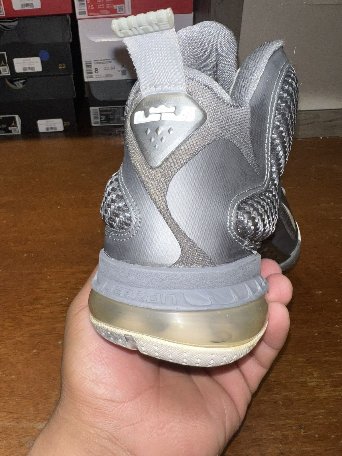 Nike Lebron 9 Cool Grey size 7.5 Size US 7.5 / EU 40-41 - 9 Thumbnail