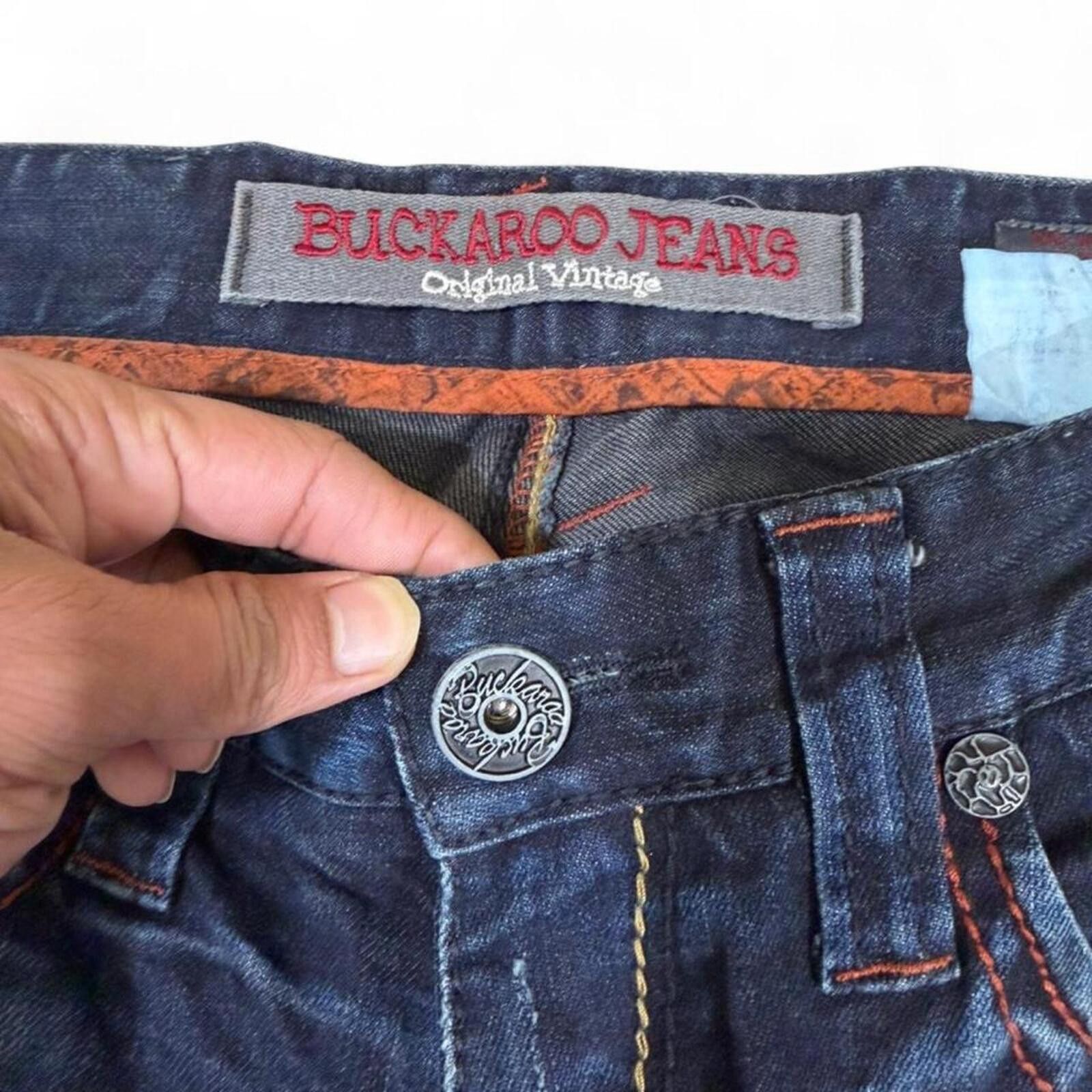 Other Vintage style Buckaroo dark wash regular fit denim jeans Size US 34 / EU 50 - 7 Thumbnail
