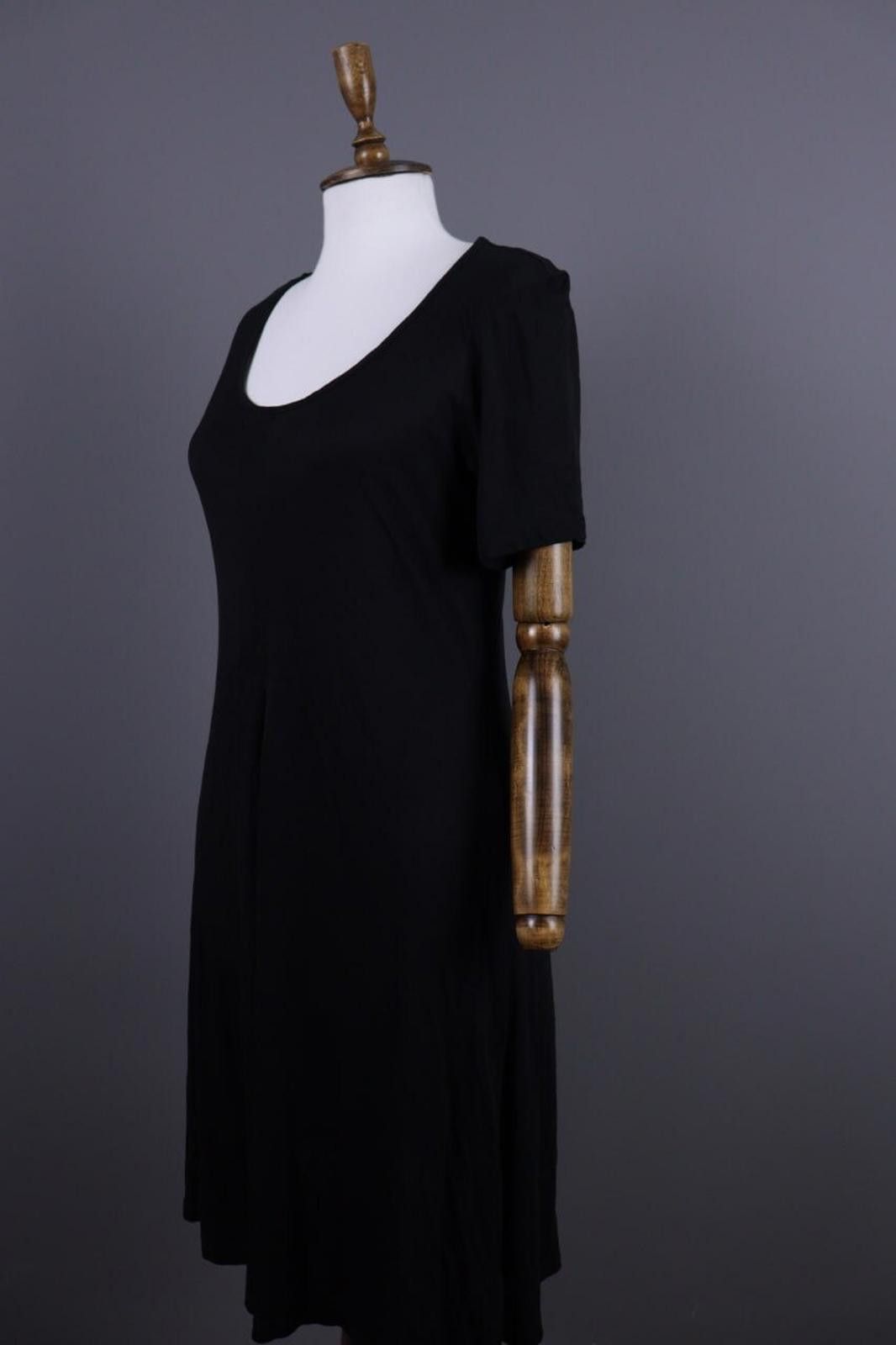 Designer Gudrun Sjoden Black Long Sleeve Scoop Tunic Dress Size M Size M / US 6-8 / IT 42-44 - 6 Thumbnail
