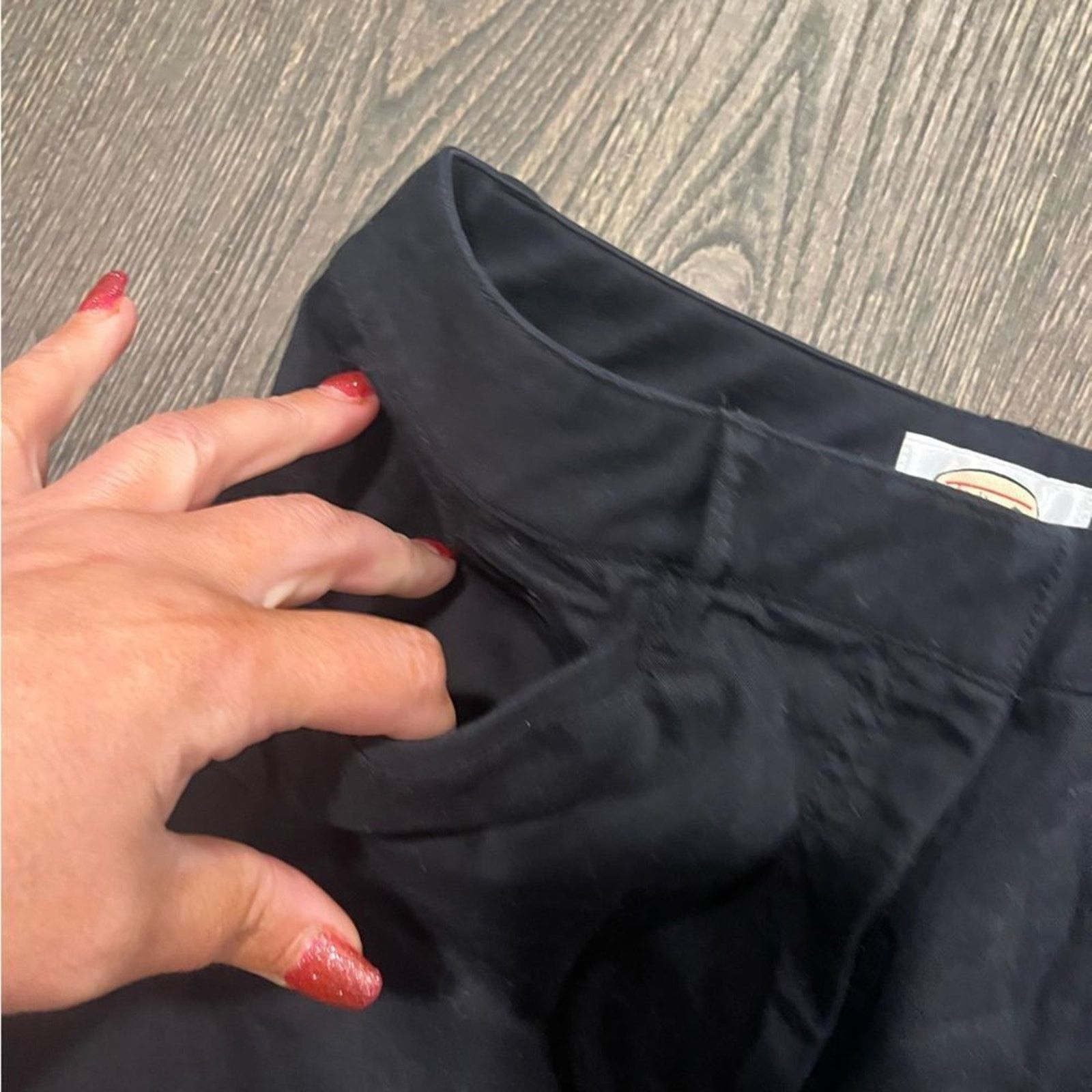 Vintage Talbots Womens Black High Waisted Stretch Straight Leg Pant4 Size 27" / US 4 / IT 40 - 10 Thumbnail