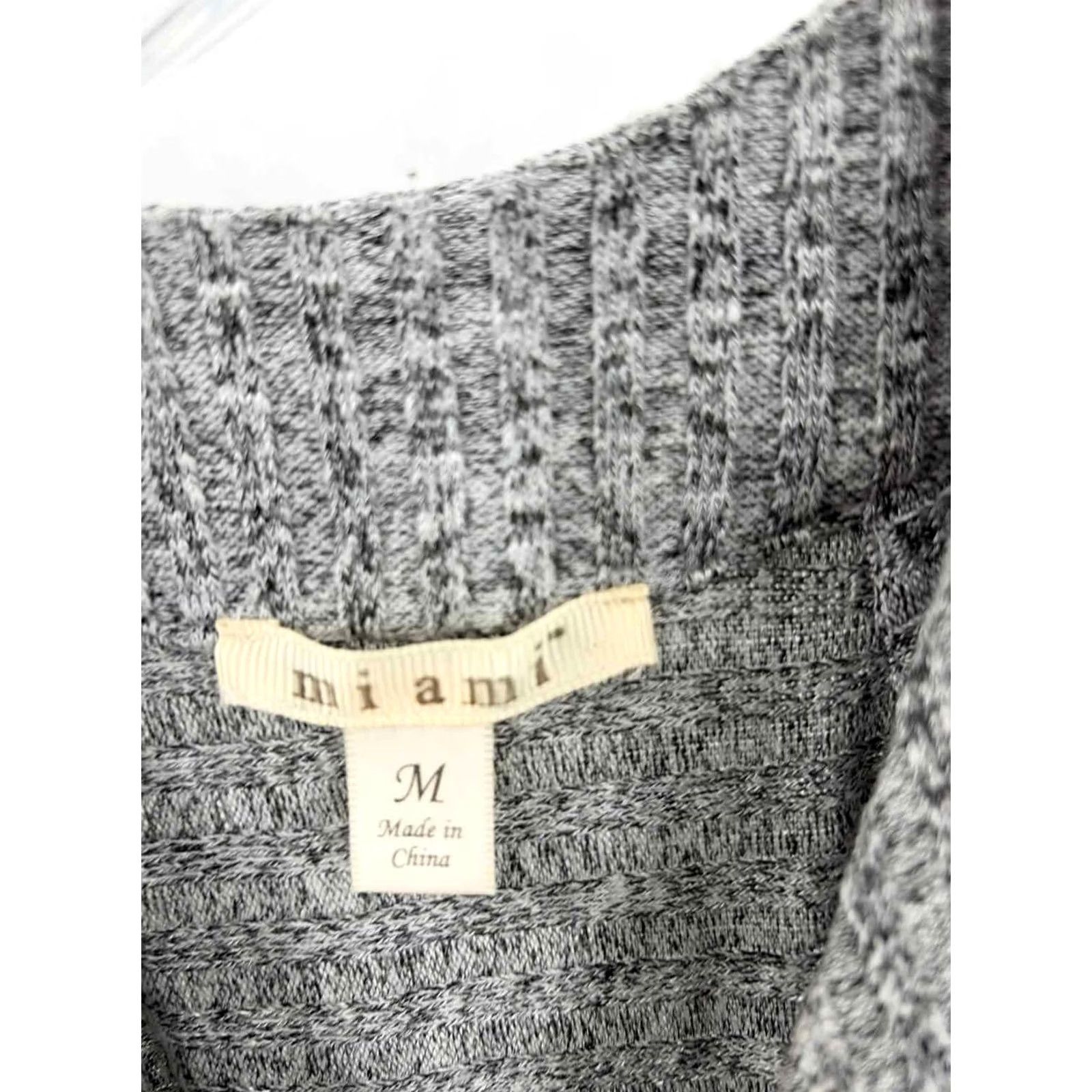 Vintage Miami Grey Sleeveless Dress Short Size Medium Size 32" / US 10 / IT 46 - 3 Thumbnail