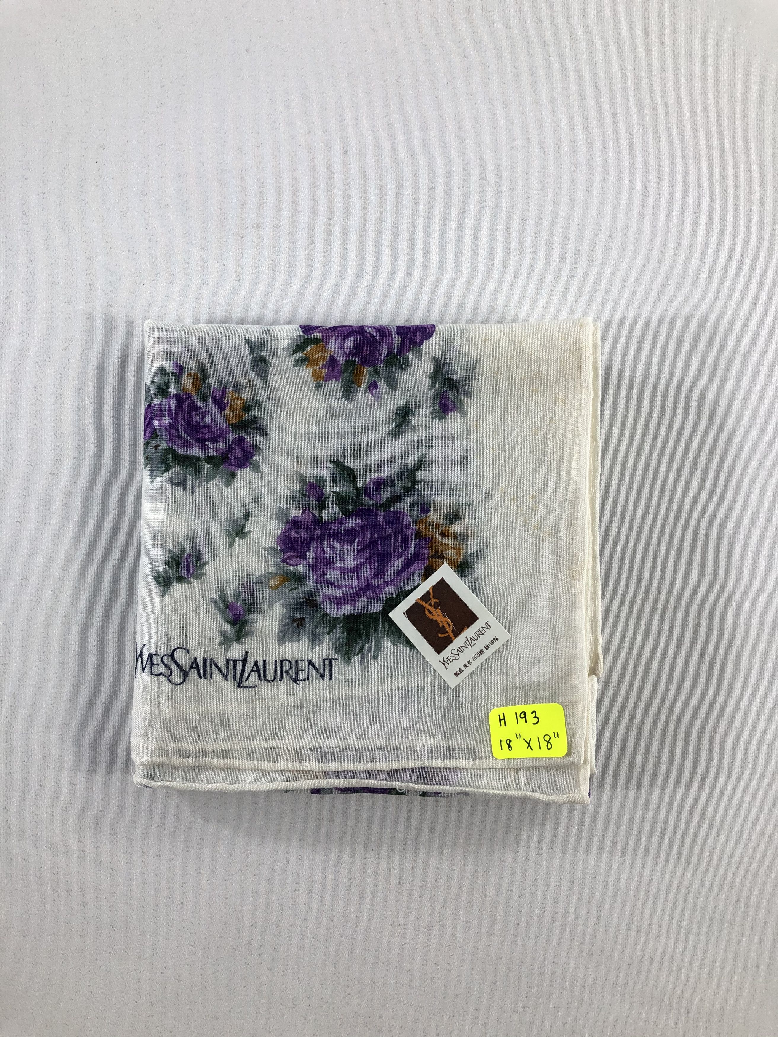 Yves Saint Laurent Yves Saint Laurent Handkerchief / Bandana / Neckerchief Size ONE SIZE - 4 Thumbnail