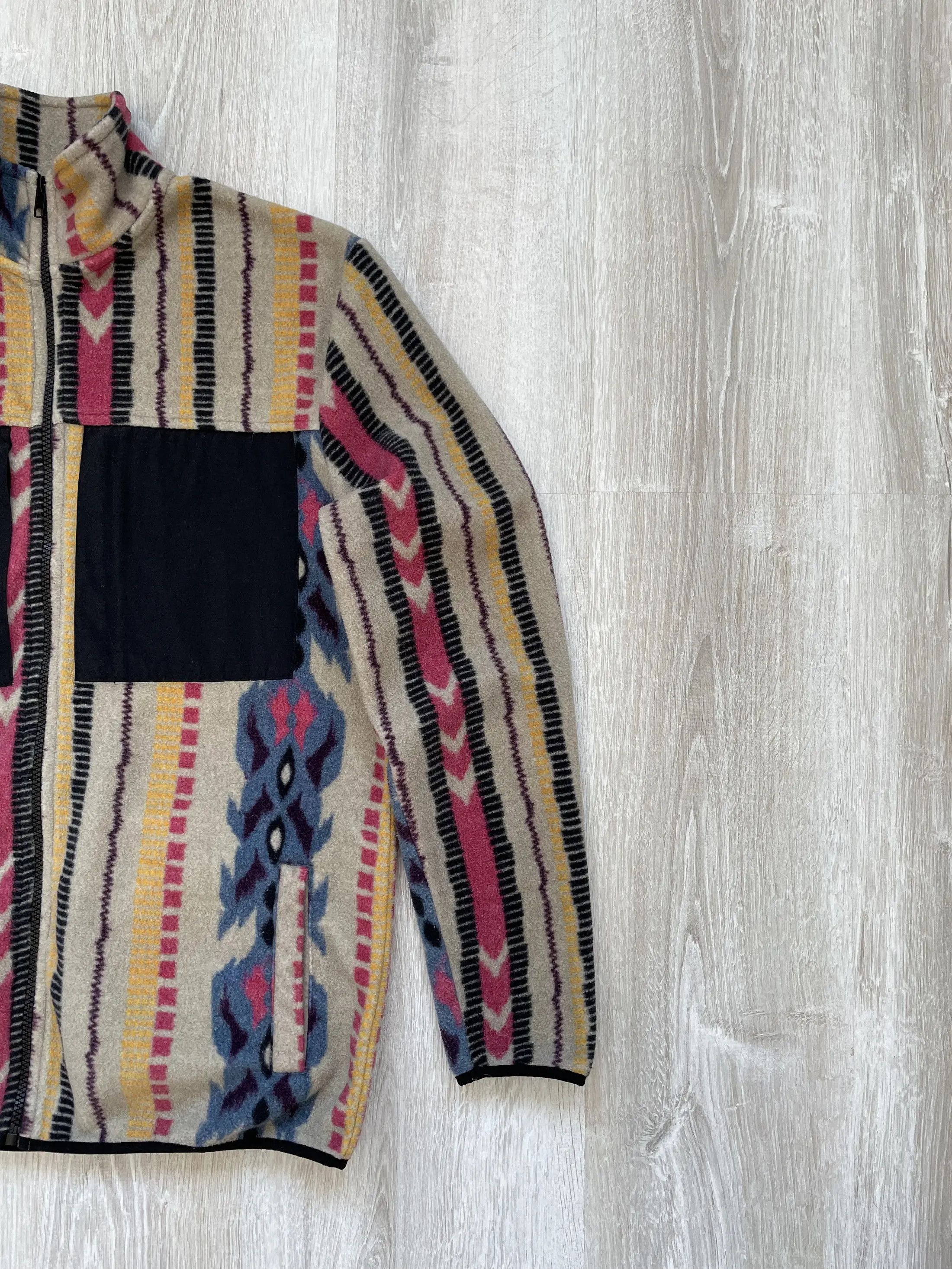 Asos Asos Multicolor Fleece Pockets Jacket Size US S / EU 44-46 / 1 - 3 Thumbnail