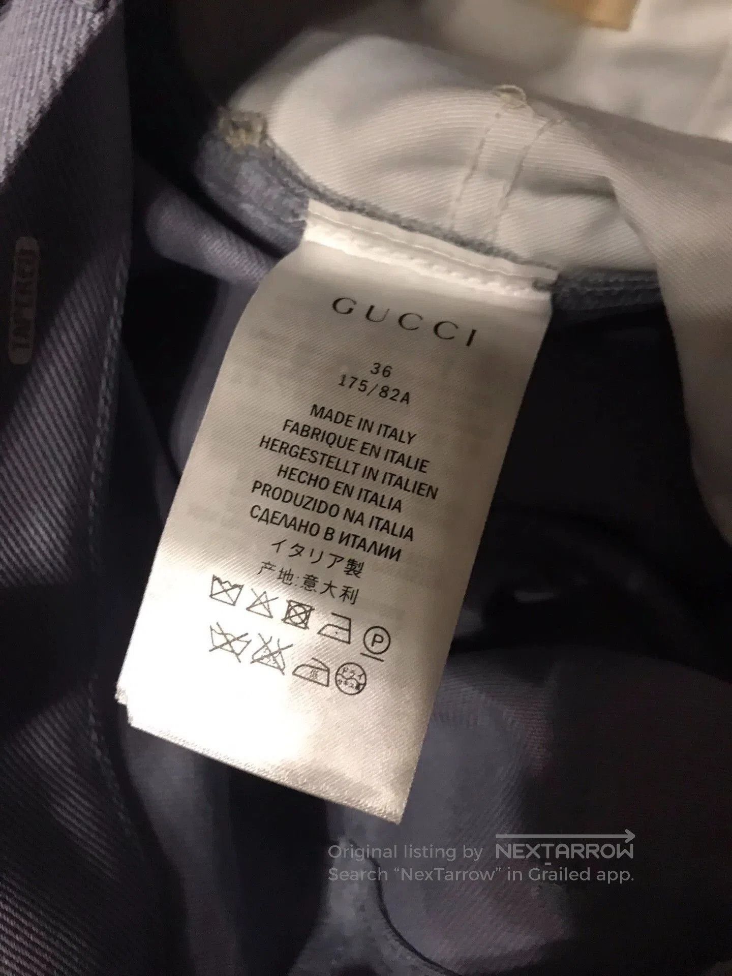 Gucci Purple Casual Pants with Decorative Pockets - Size 36. Size US 36 / EU 52 - 5 Thumbnail