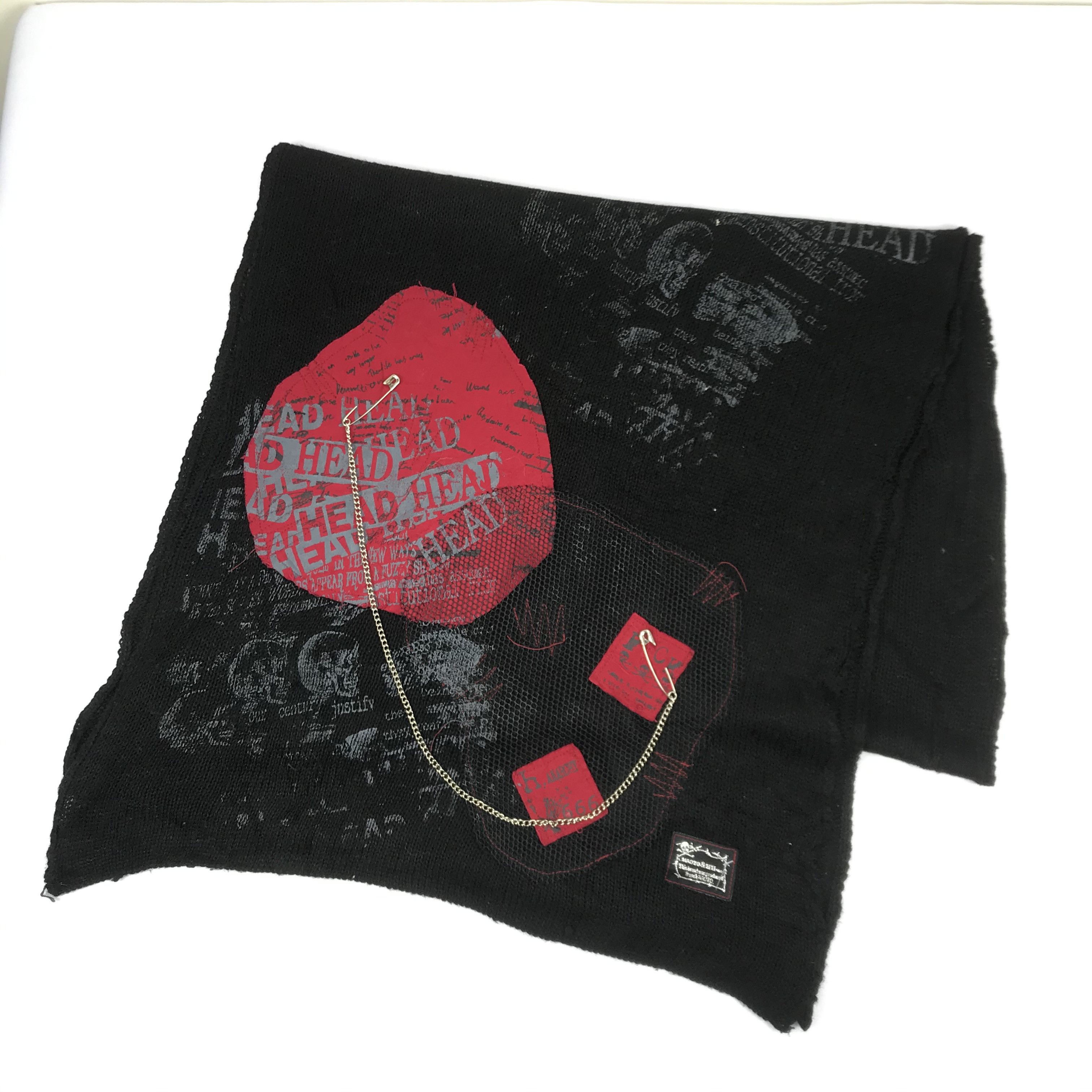Seditionaries Vintage Anarchy Seditionaries Scarf Muffler Wool Cashmere . Size ONE SIZE - 2 Thumbnail