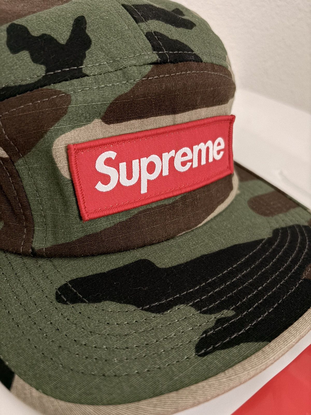 Supreme Supreme Ripstop Camo cap Size ONE SIZE - 3 Thumbnail