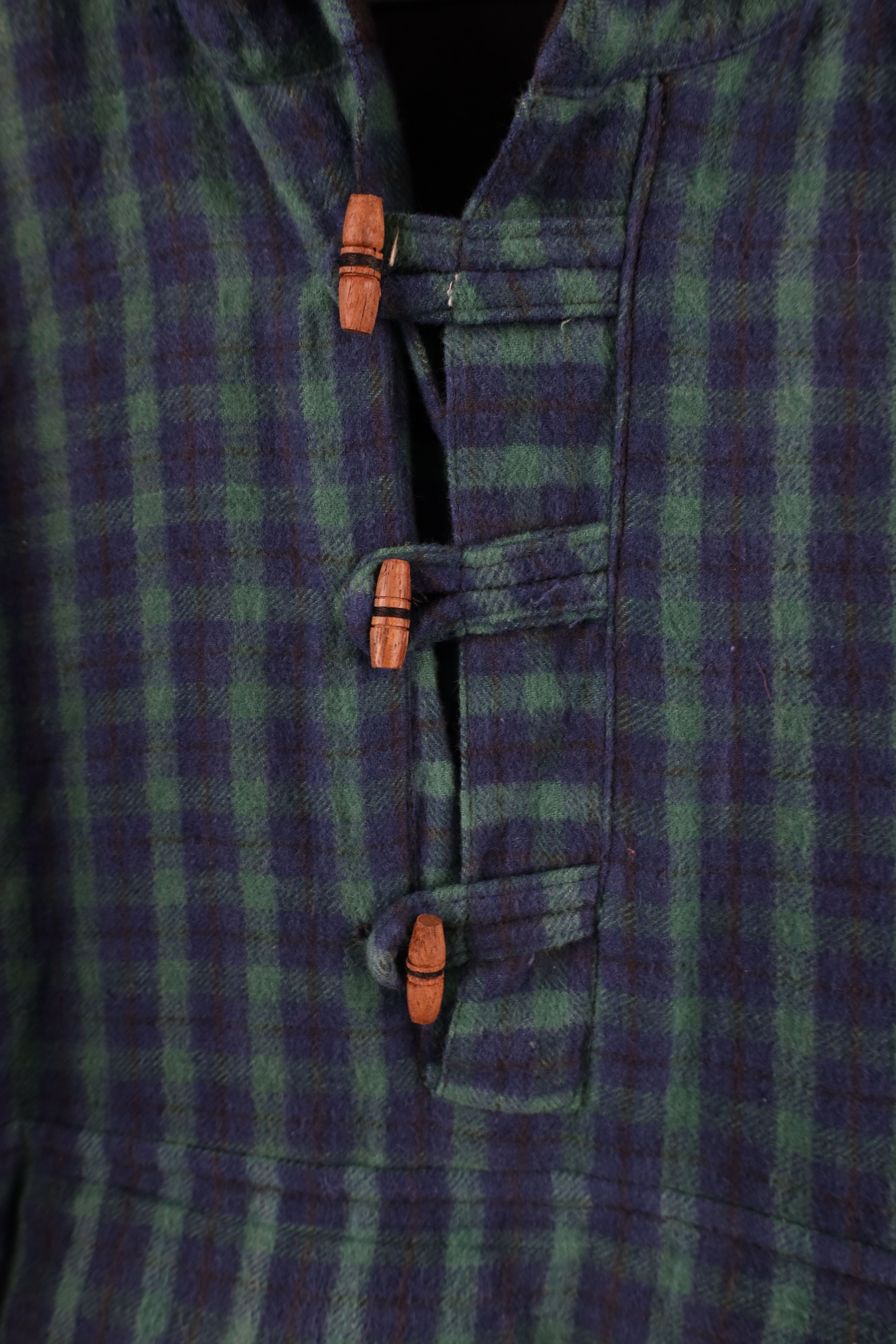 Vintage Vintage 90s Streetwear Flannel Hooded Anorak Jacket Plaid Size US L / EU 52-54 / 3 - 7 Thumbnail