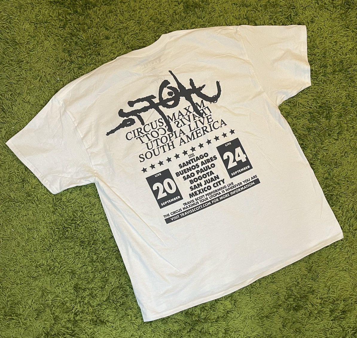 Travis Scott Travis Scott Utopia Tour Skitzo Circus Maximus 2023 Size XL Size US XL / EU 56 / 4 - 2 Thumbnail